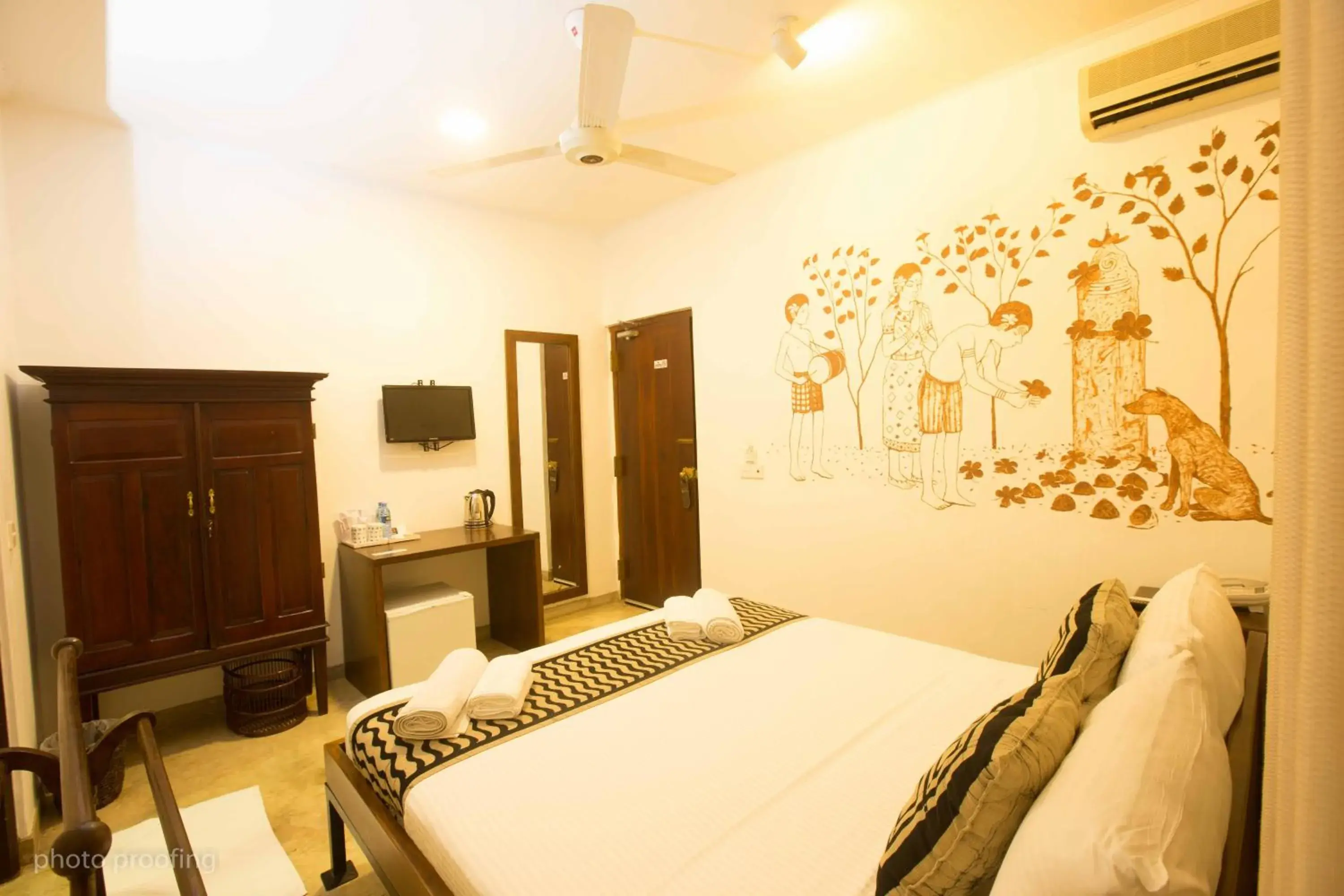 Bed in Jaffna Heritage Villa