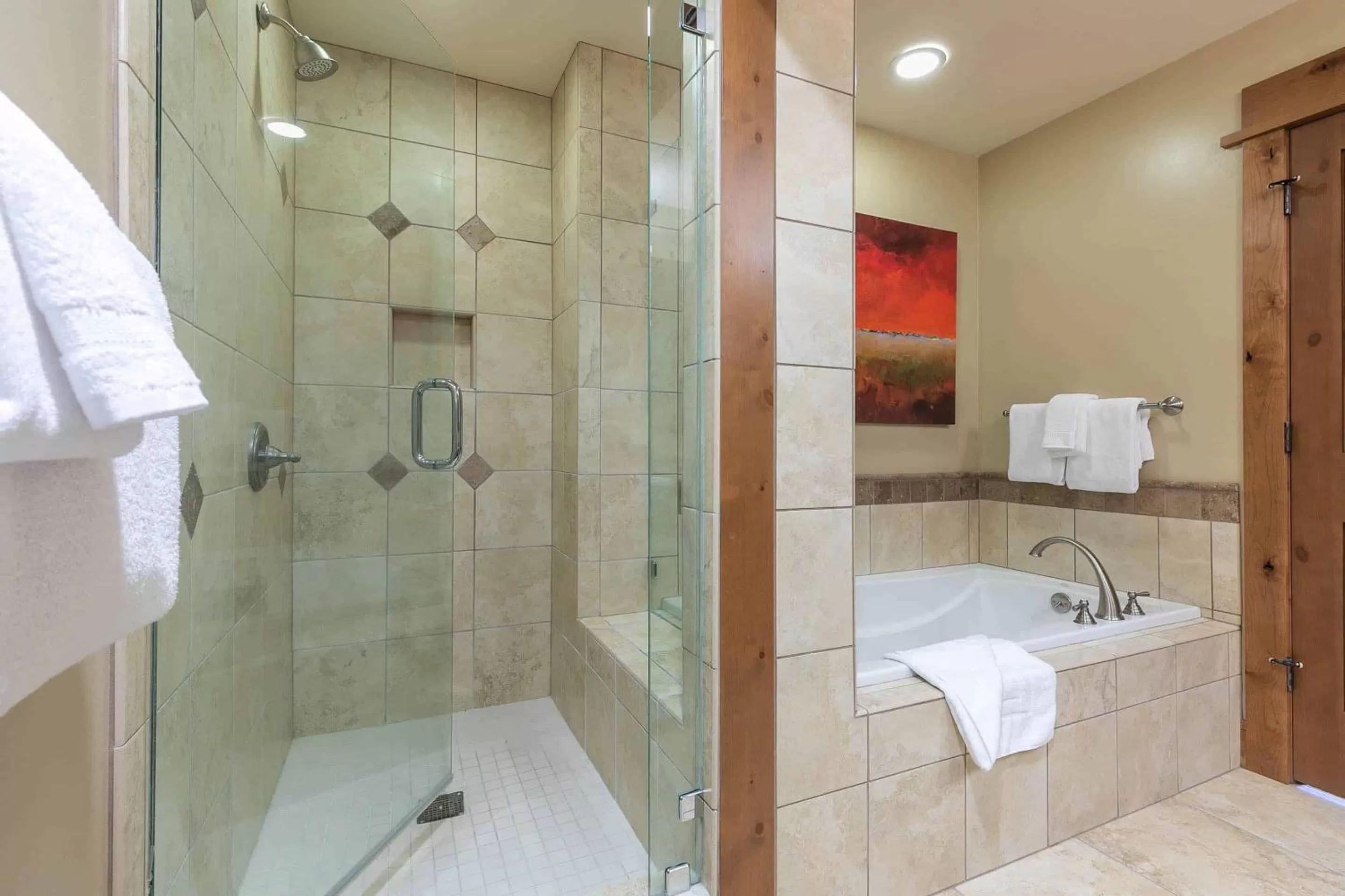 Bathroom in East West Hospitality at Tahoe