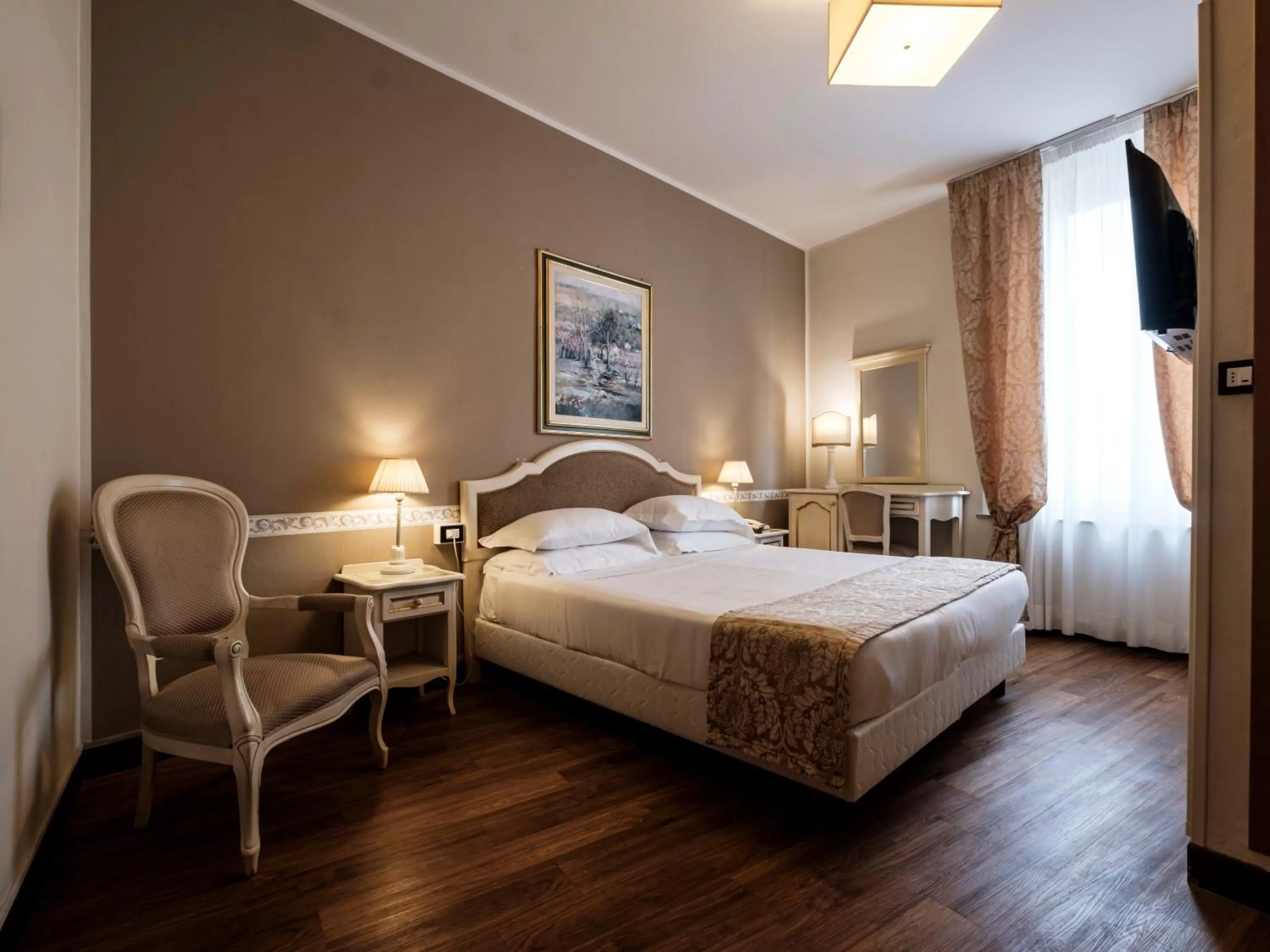 Bed in Hotel Accademia