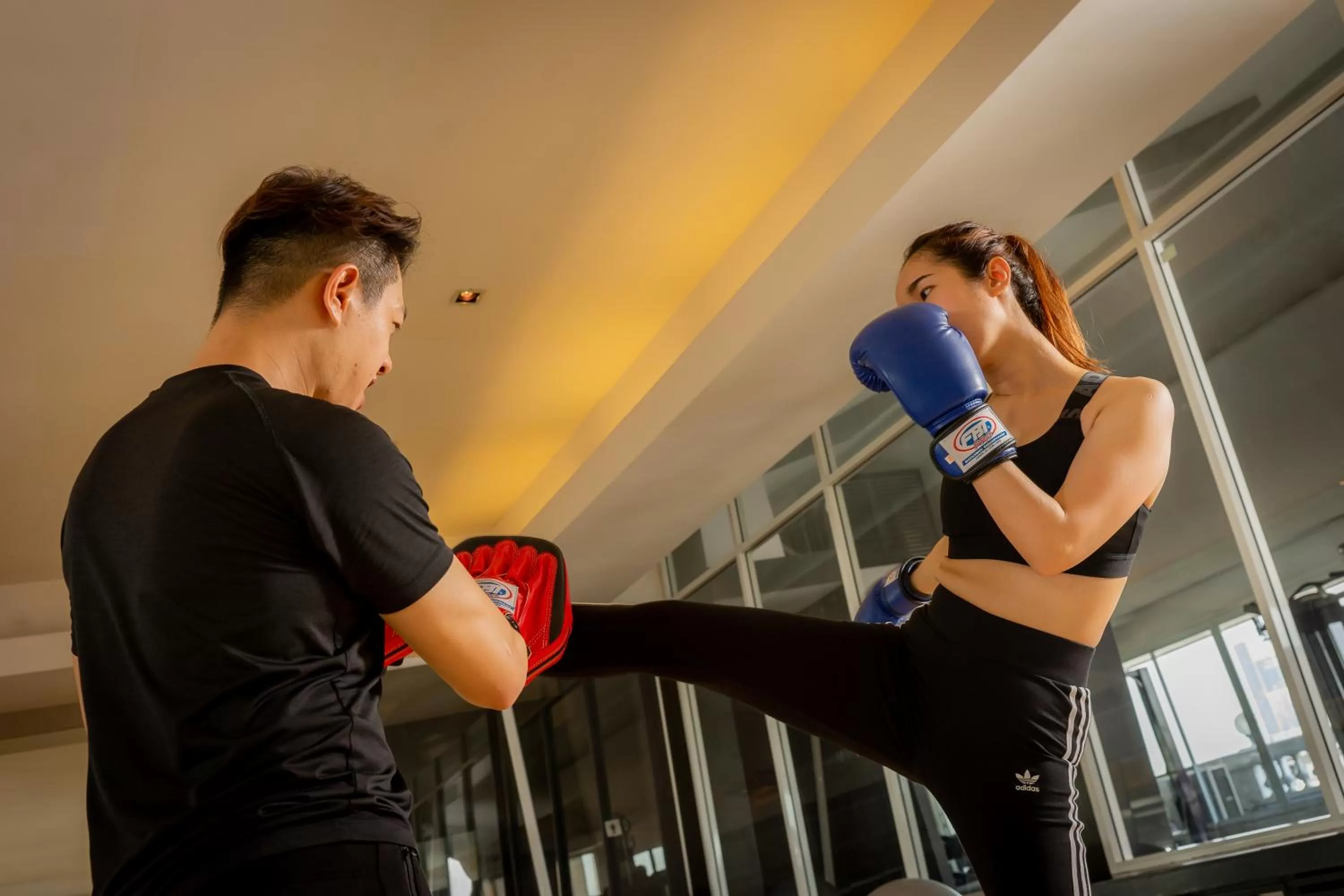 Fitness centre/facilities in Niran Grand Hotel