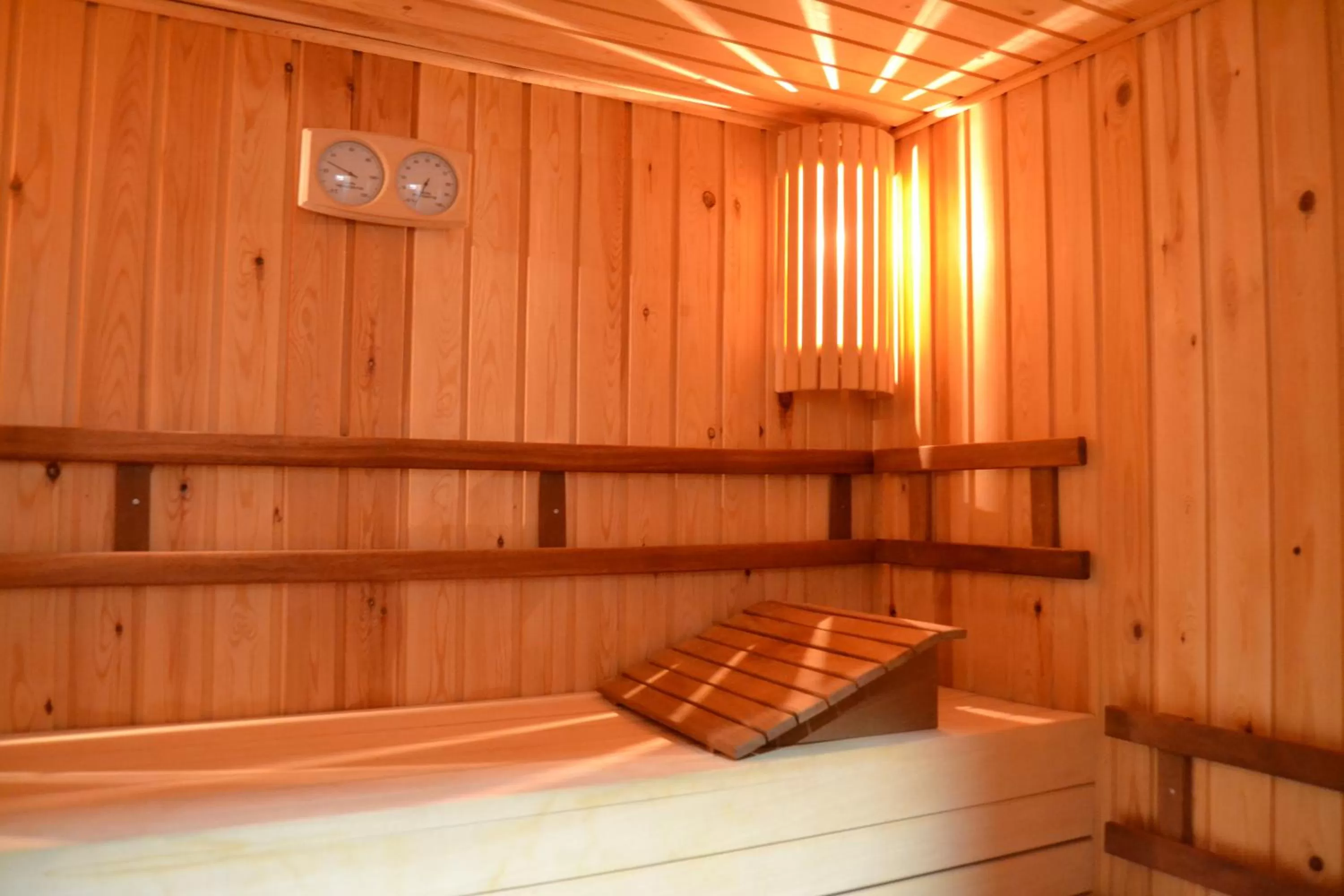 Sauna, Bed in Torrecobijo