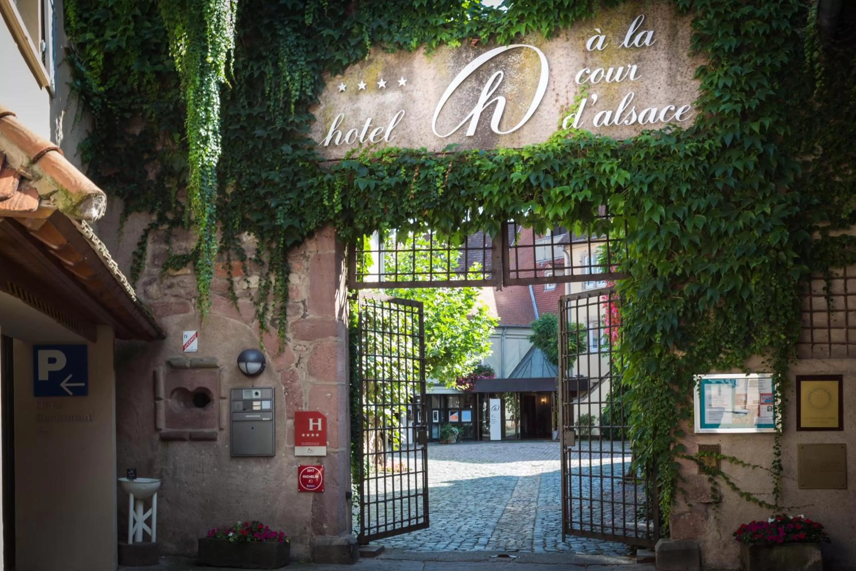 Facade/entrance in Hotel & Spa A la cour d'Alsace by HappyCulture