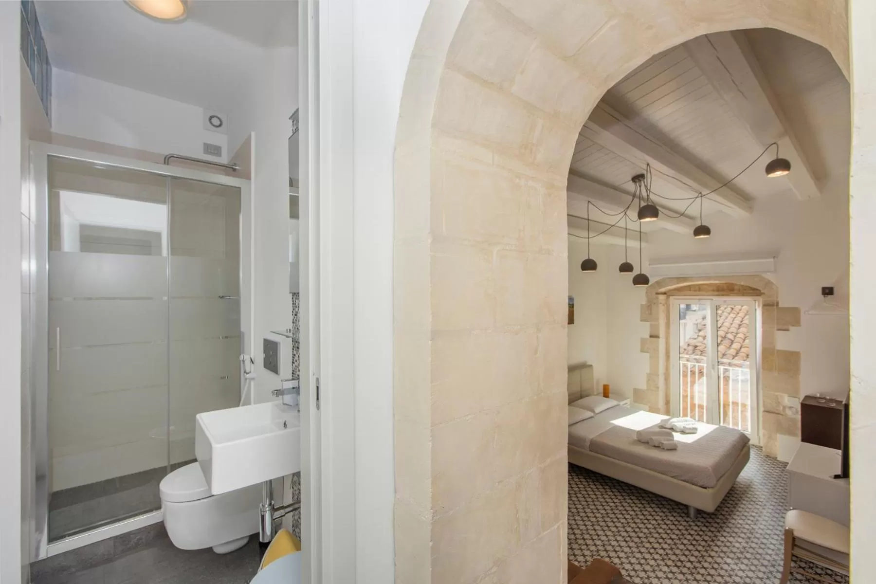 Bedroom, Bed in B&B Bianco E Blu