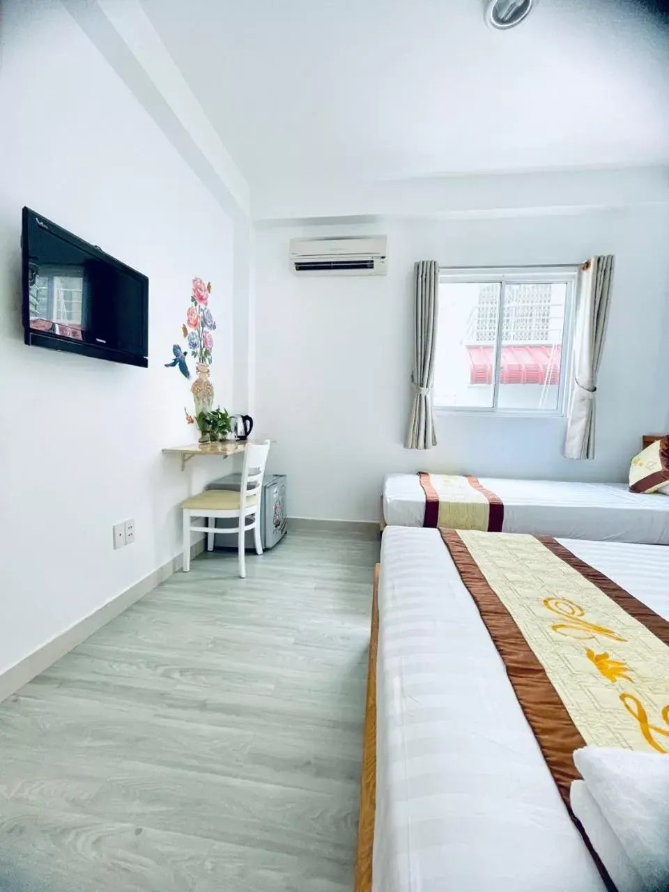 Bed in Marieline Hotel Pham Ngu Lao Bed in Marieline Hotel Pham Ngu Lao