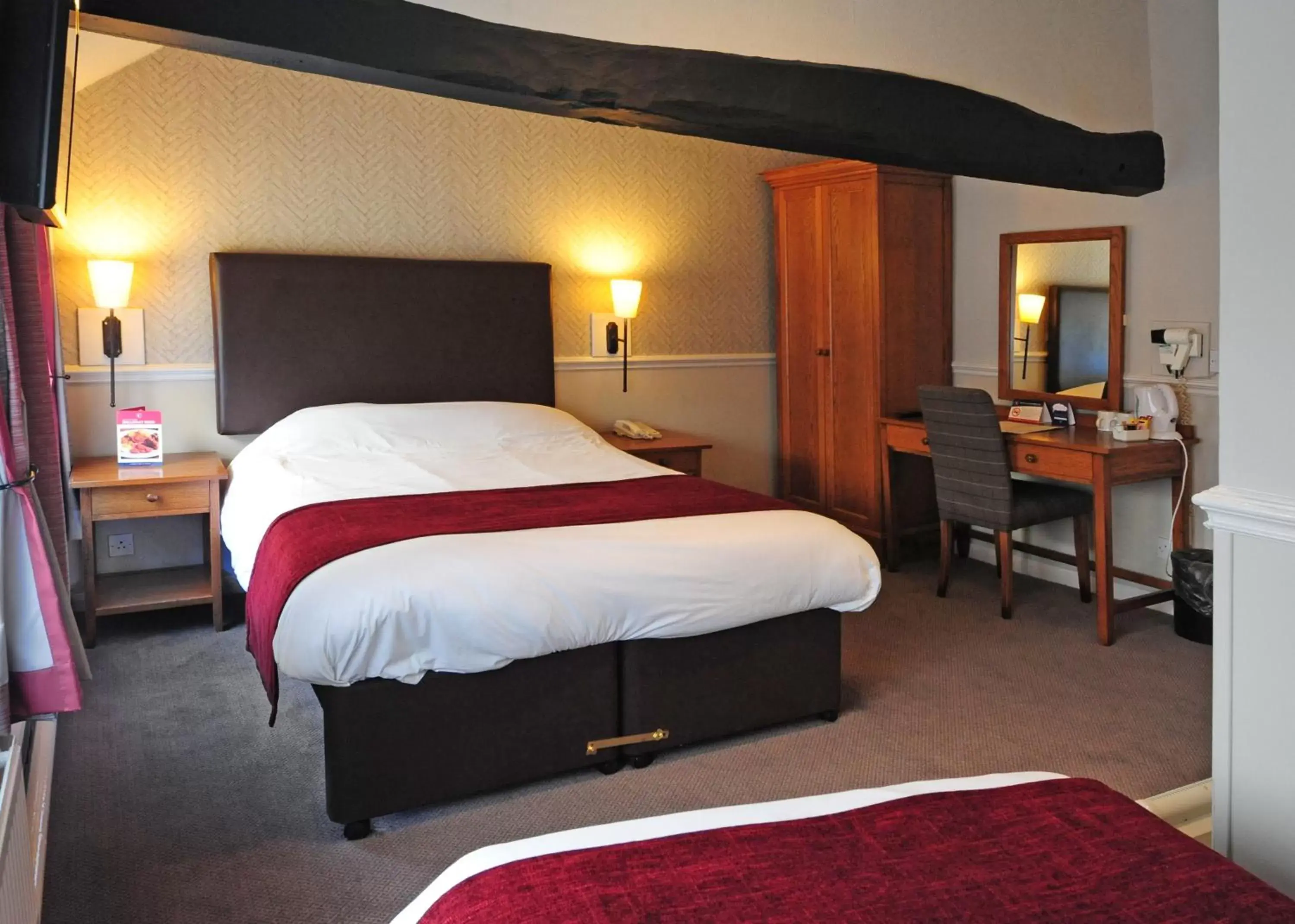 Bedroom, Bed in Himley House by Chef & Brewer Collection
