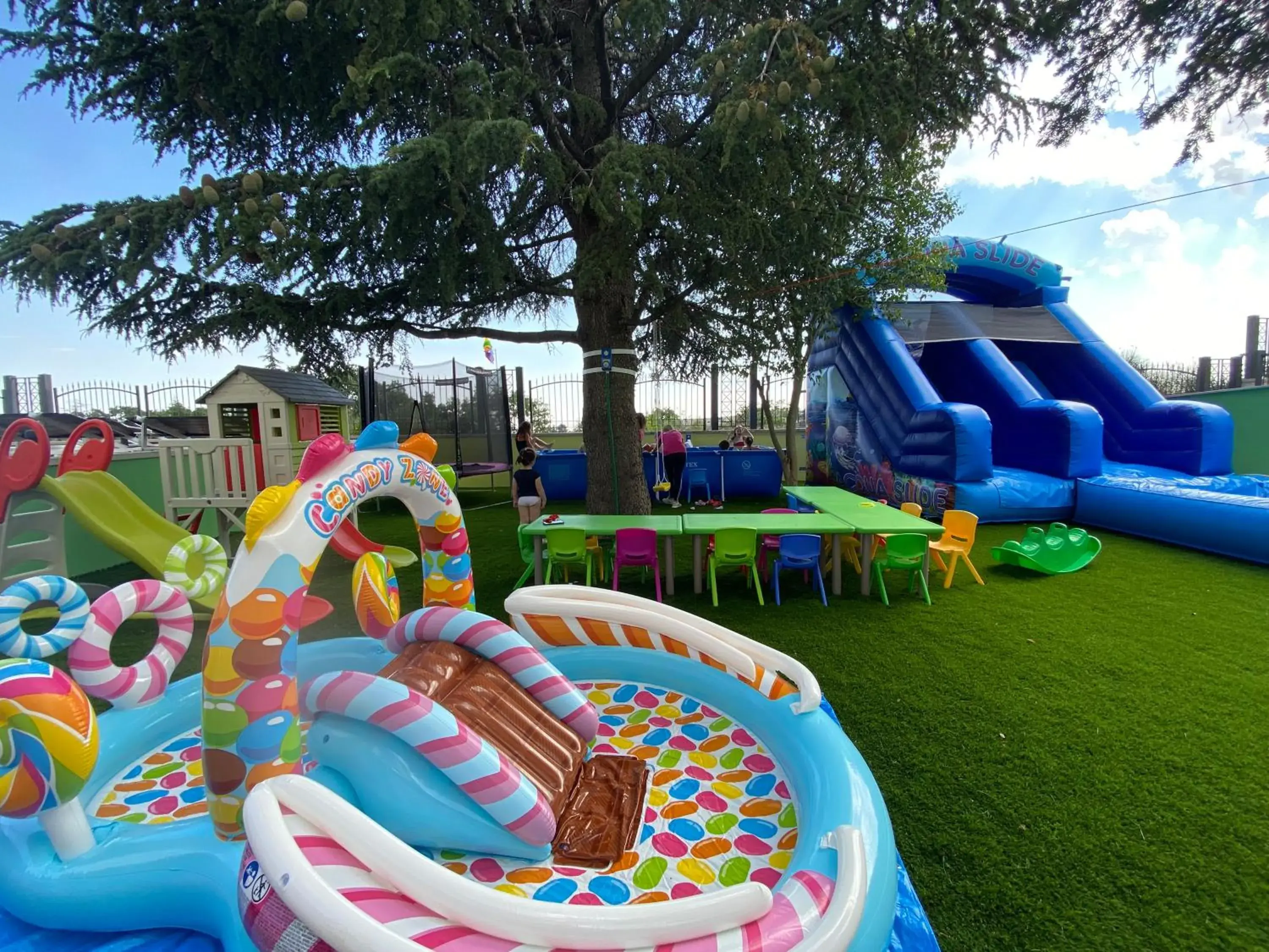 Children play ground, Water Park in Gran Paradiso Hotel Spa