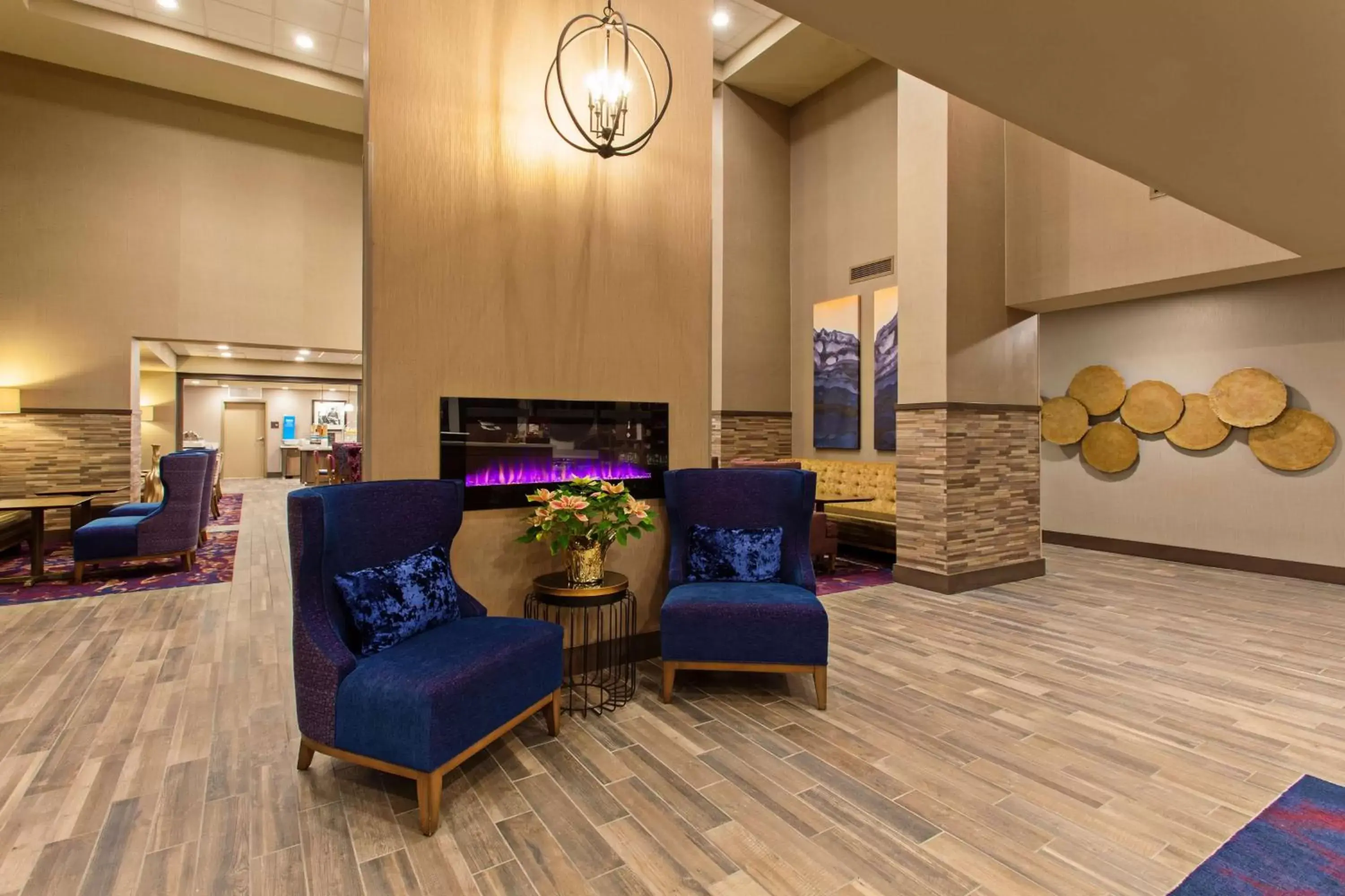 Lobby or reception, Seating Area in Hampton Inn & Suites Leavenworth
