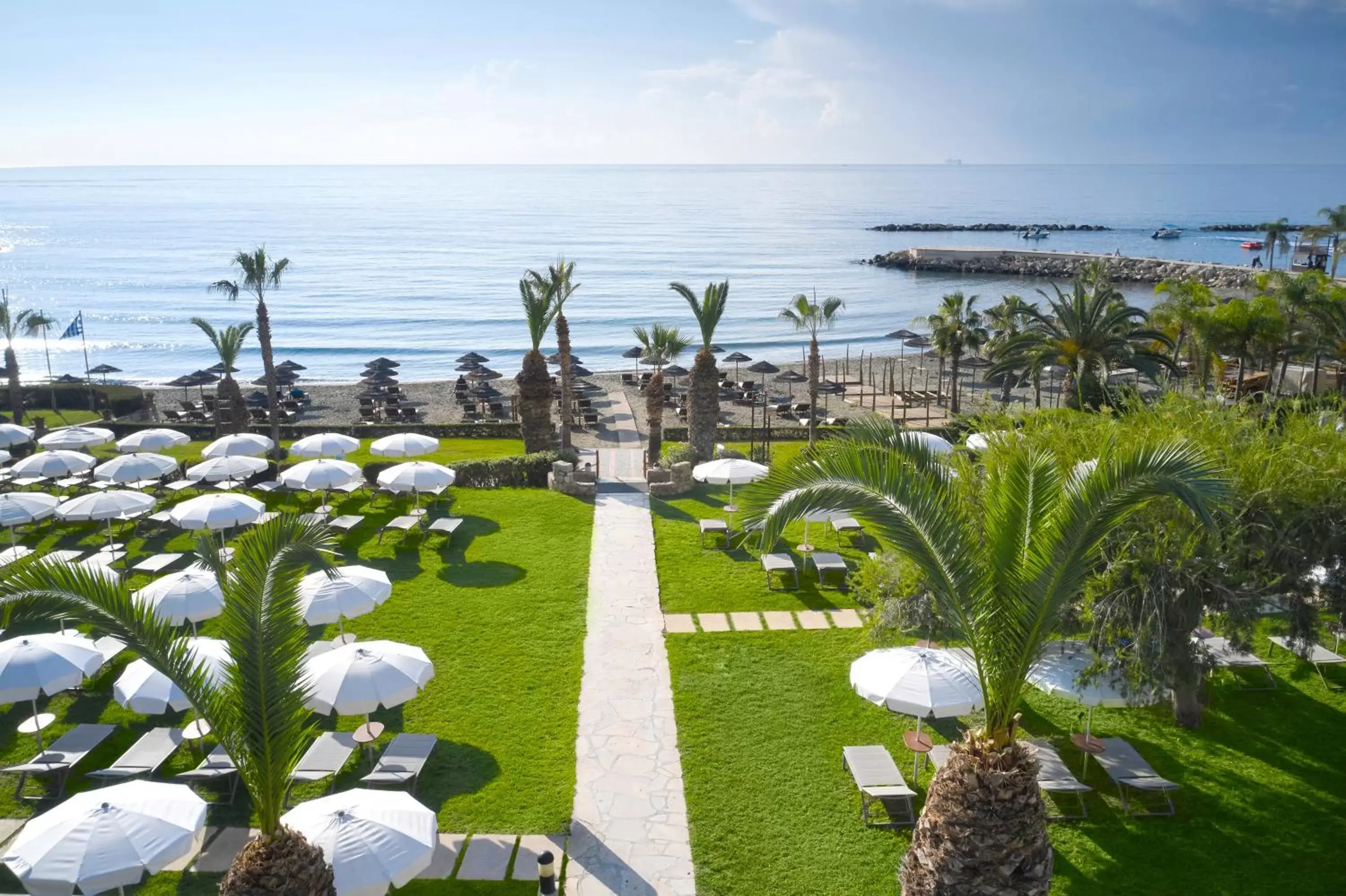 Garden in Mediterranean Beach Hotel