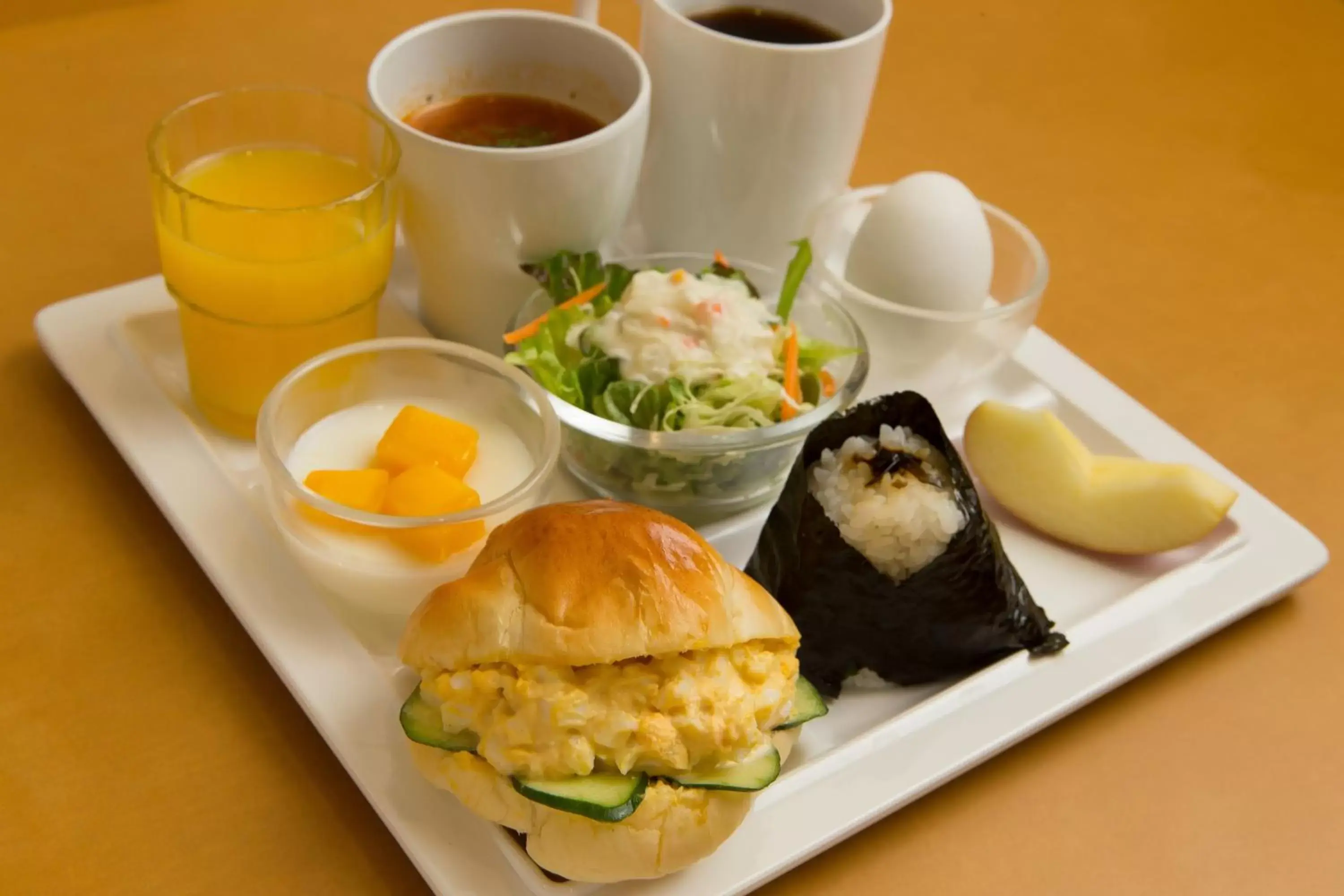 Continental breakfast in Ueno Hotel