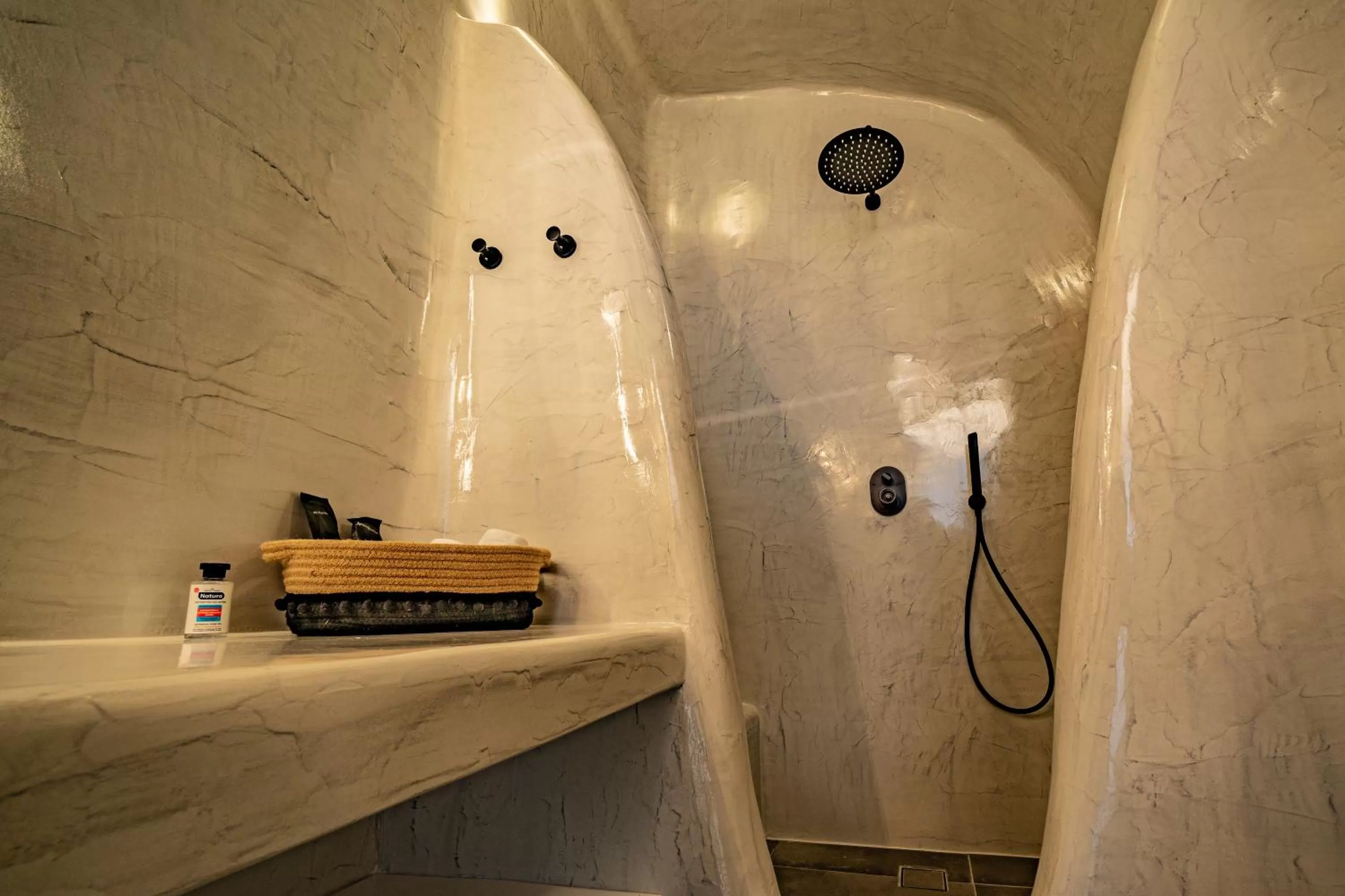 Shower in Eternity Suites Santorini