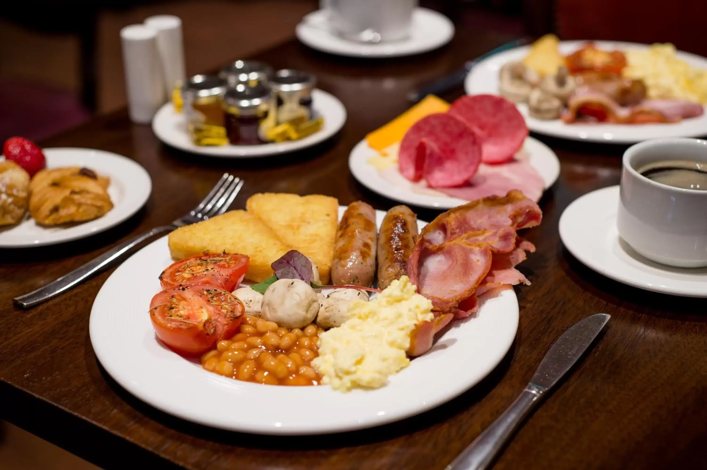 English/Irish breakfast in Frensham Pond Country House Hotel & Spa