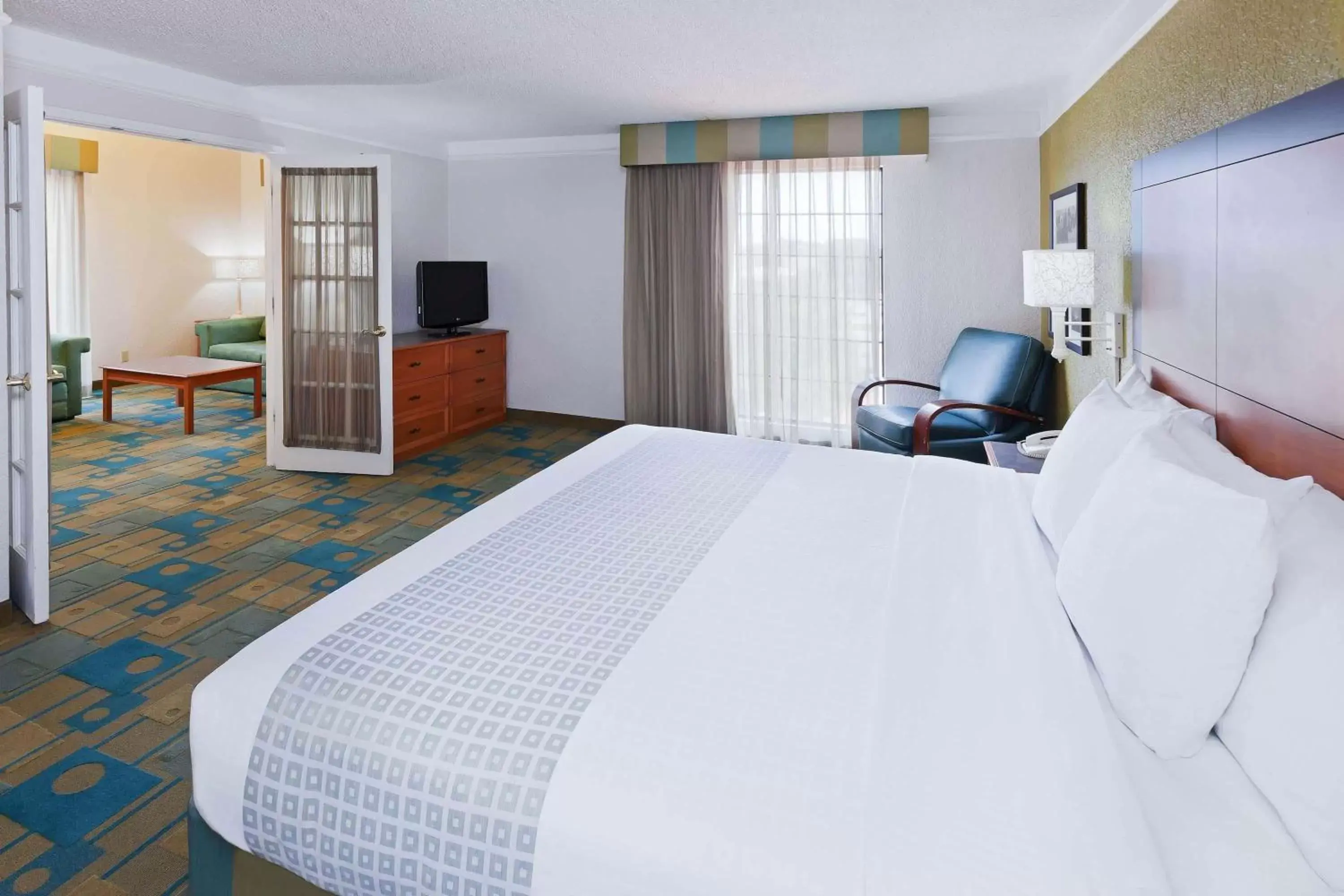 Photo of the whole room, Bed in La Quinta Inn by Wyndham Amarillo West Medical Center