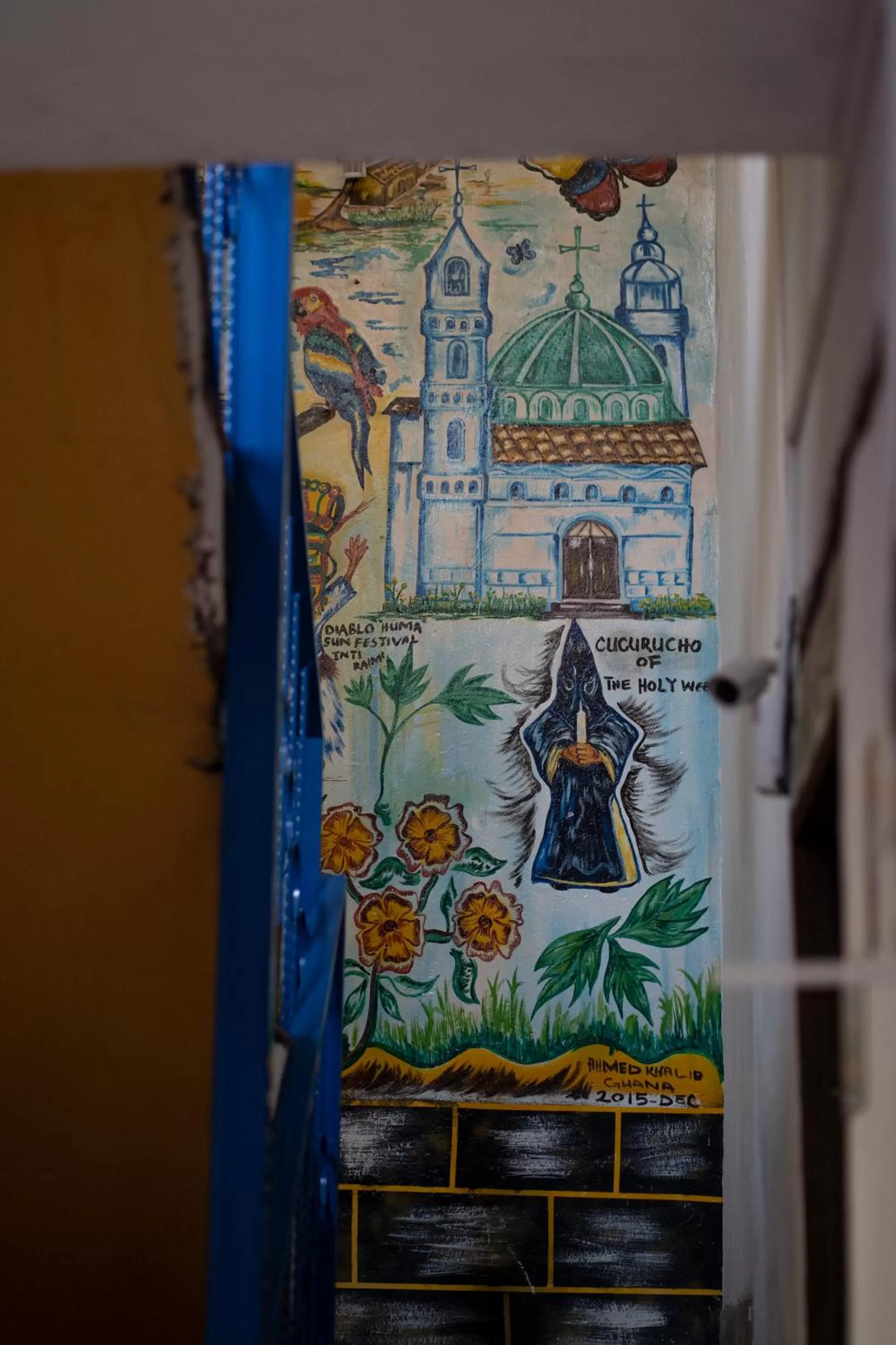 Property building in Blue Door Housing Historic Quito