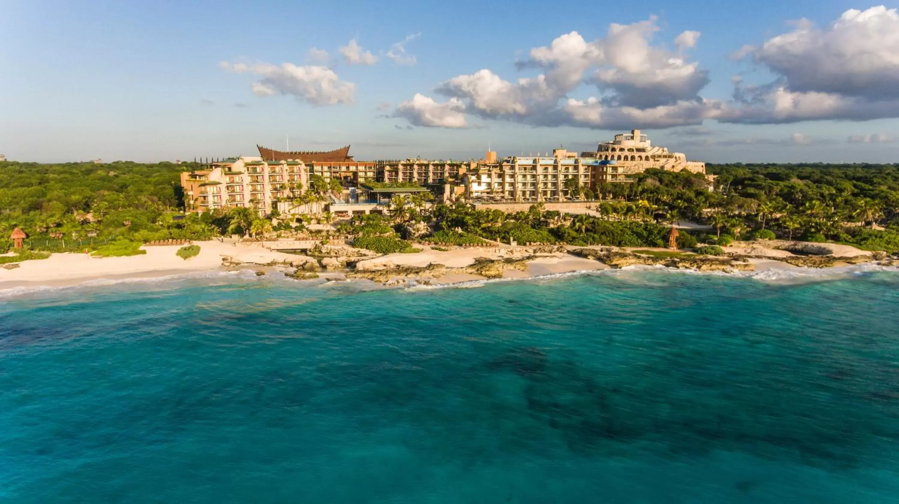 Bird's eye view, Bird's-eye View in Hotel Xcaret Mexico All Parks All Fun Inclusive