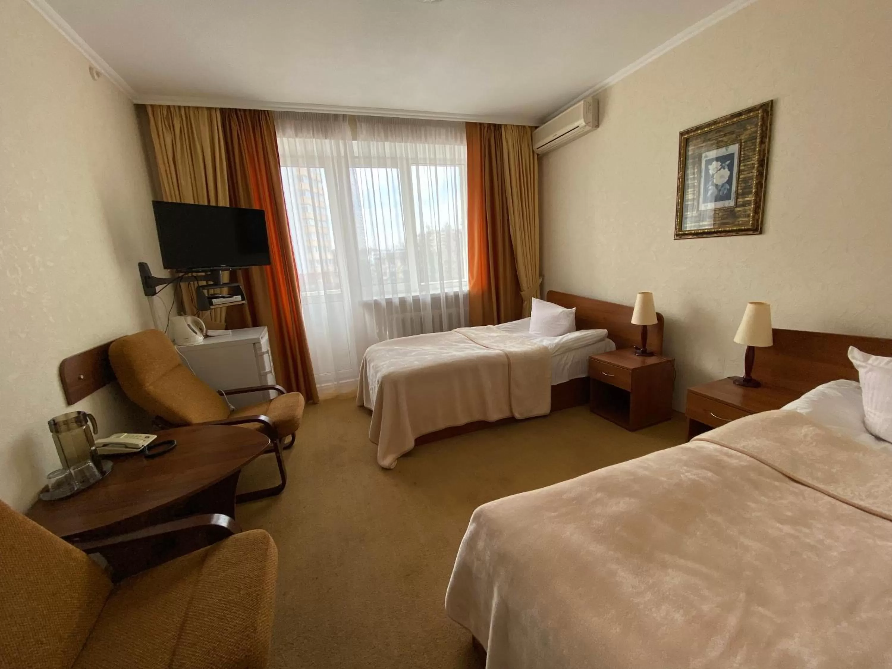 Photo of the whole room, Bed in Dnipro Hotel