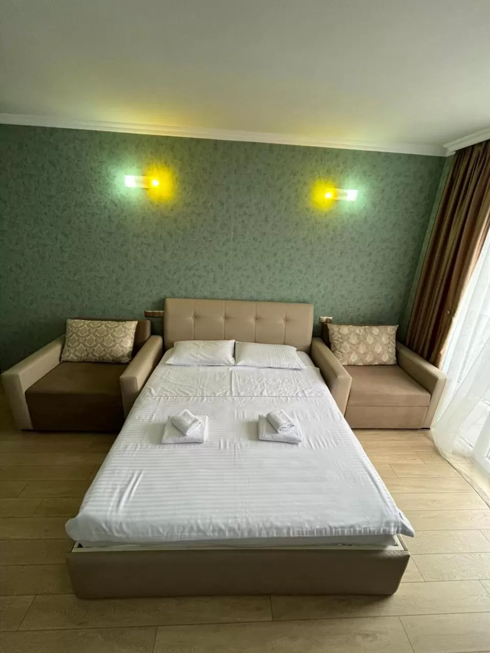 Bed in Holiday Lux Sea Towers Batumi