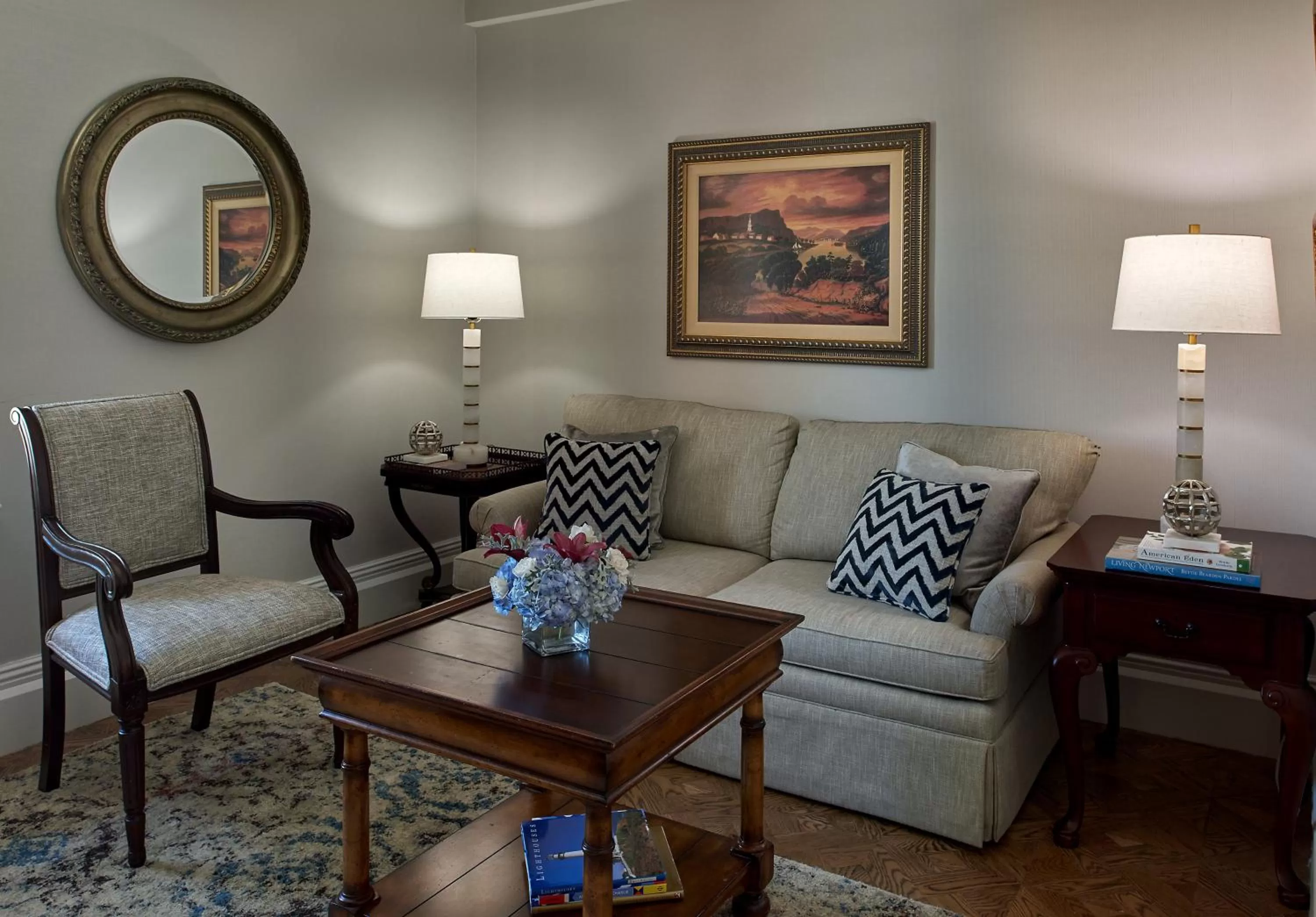 Seating area in Hotel Viking