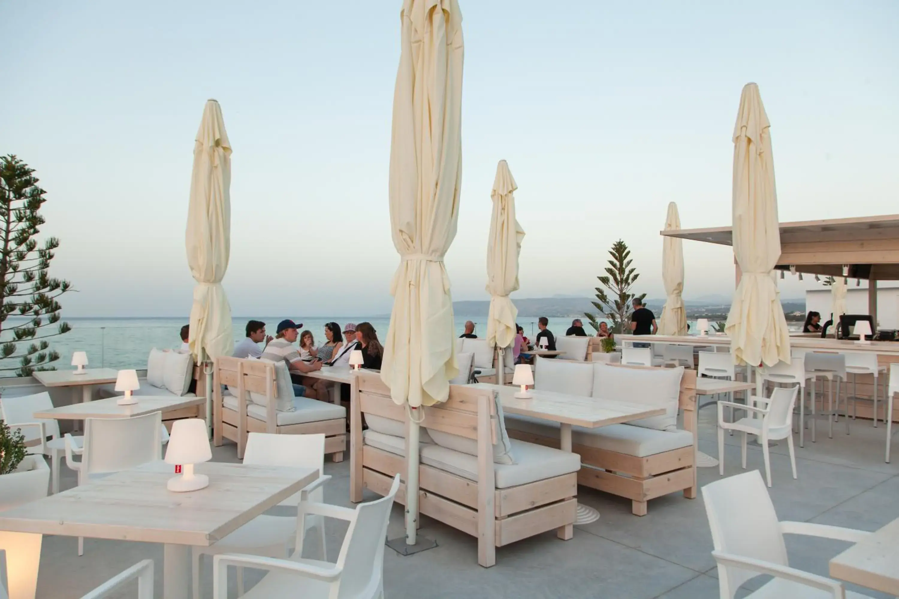 group of guests, Restaurant/Places to Eat in Georgioupolis Beach Hotel