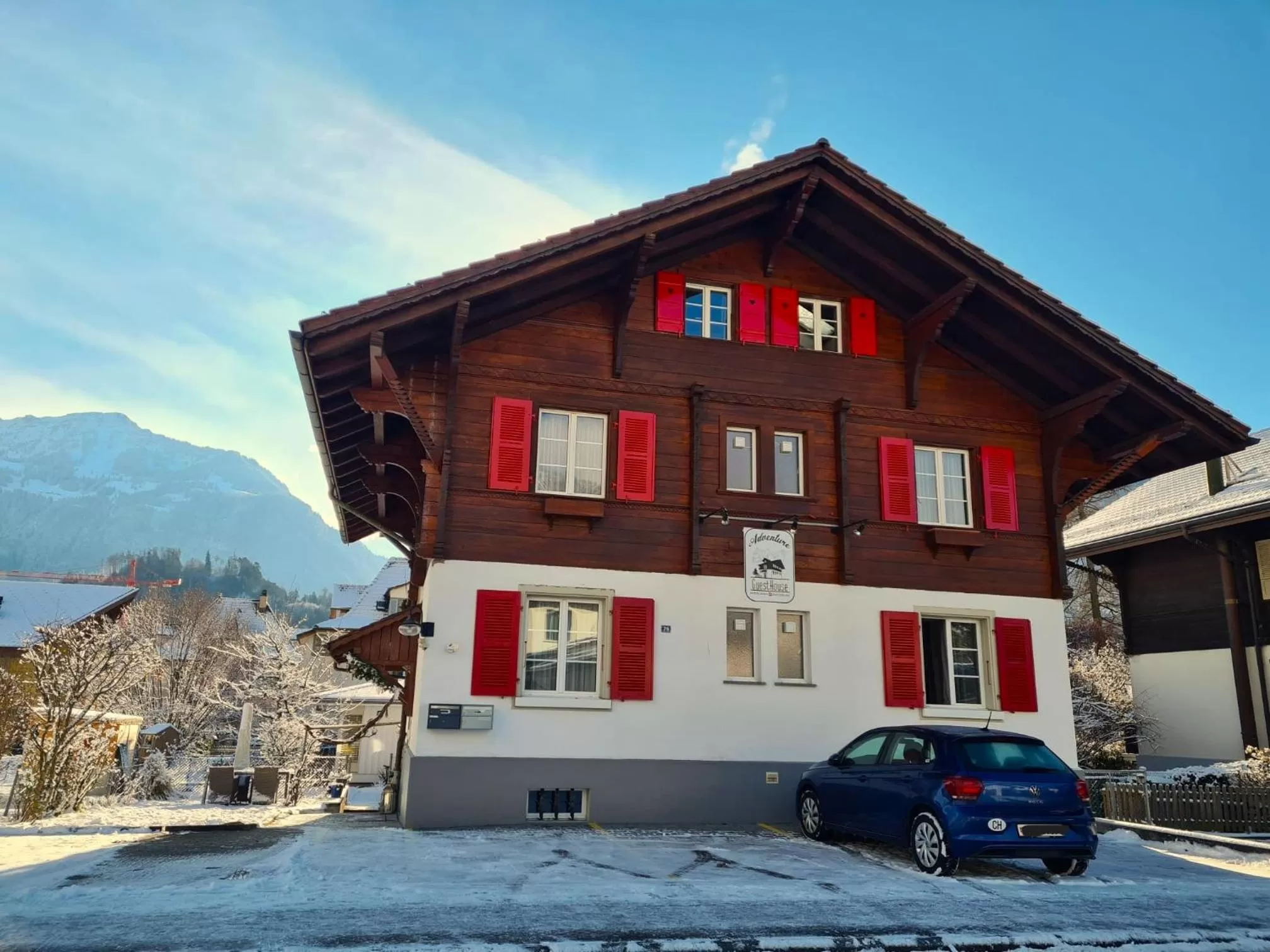 Property building in Adventure Guesthouse Interlaken