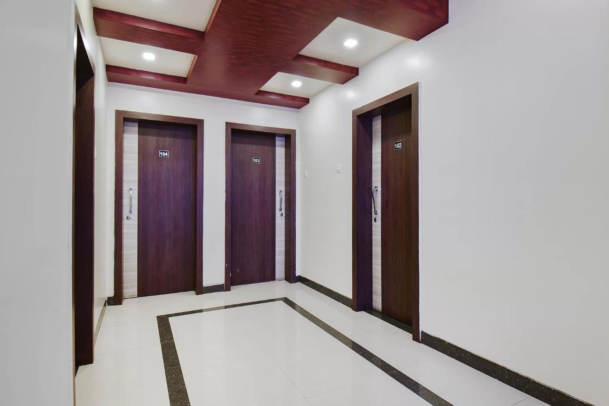 Lobby or reception in FabExpress Galaxy Apartments - Lohegaon chowk