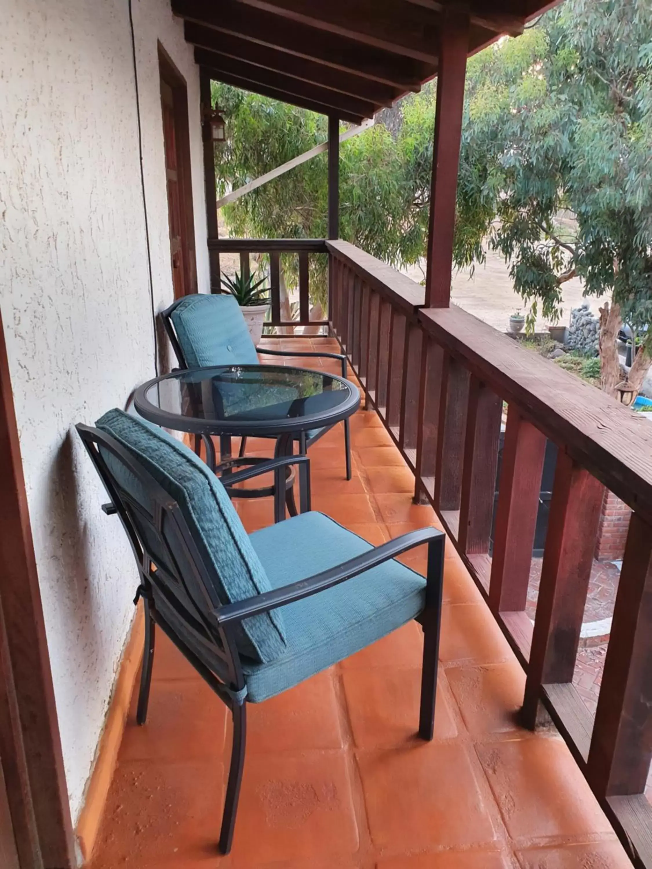 Garden view, Balcony/Terrace in Hacienda Rancho Santini