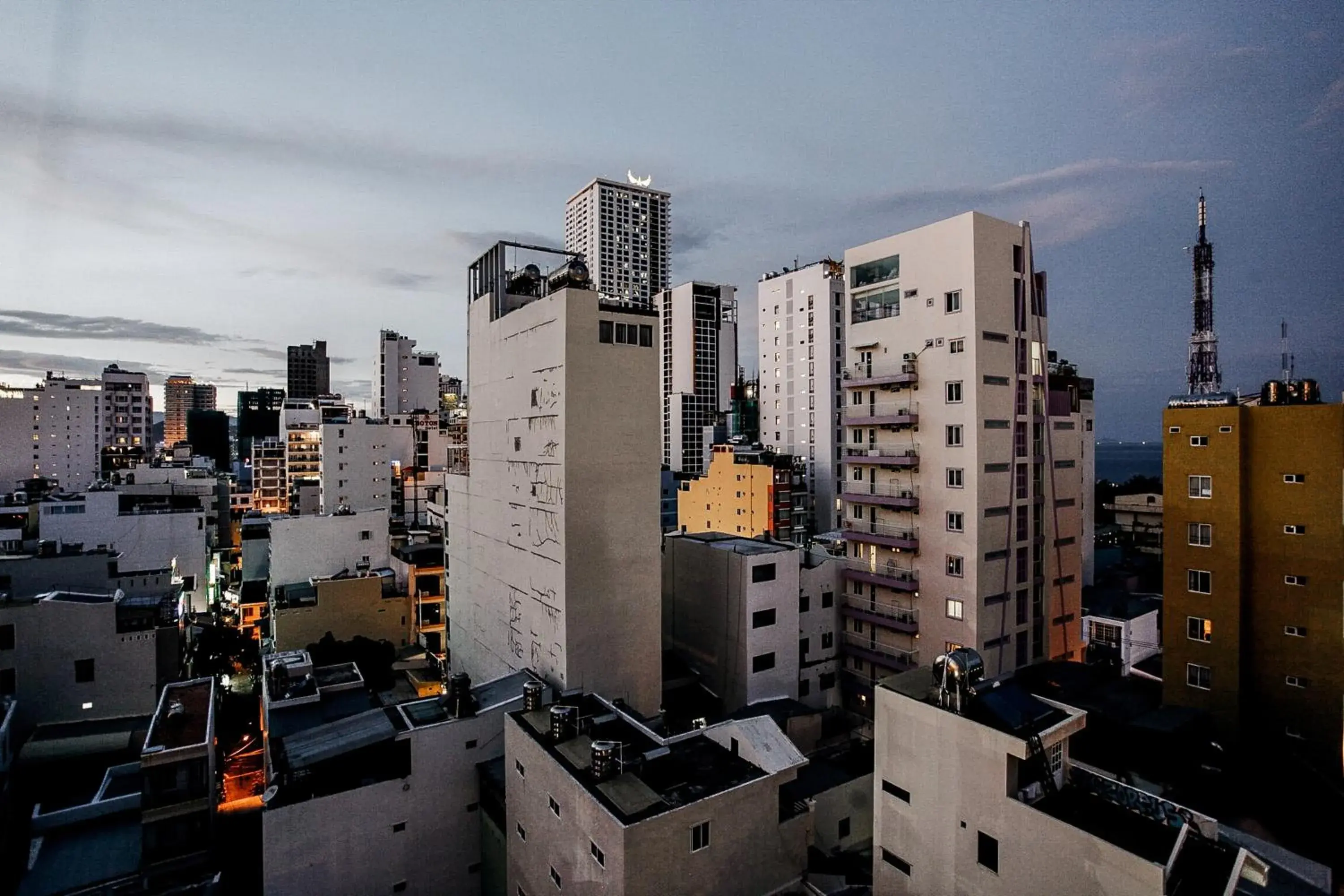 City view in Aroma Nha Trang Boutique Hotel