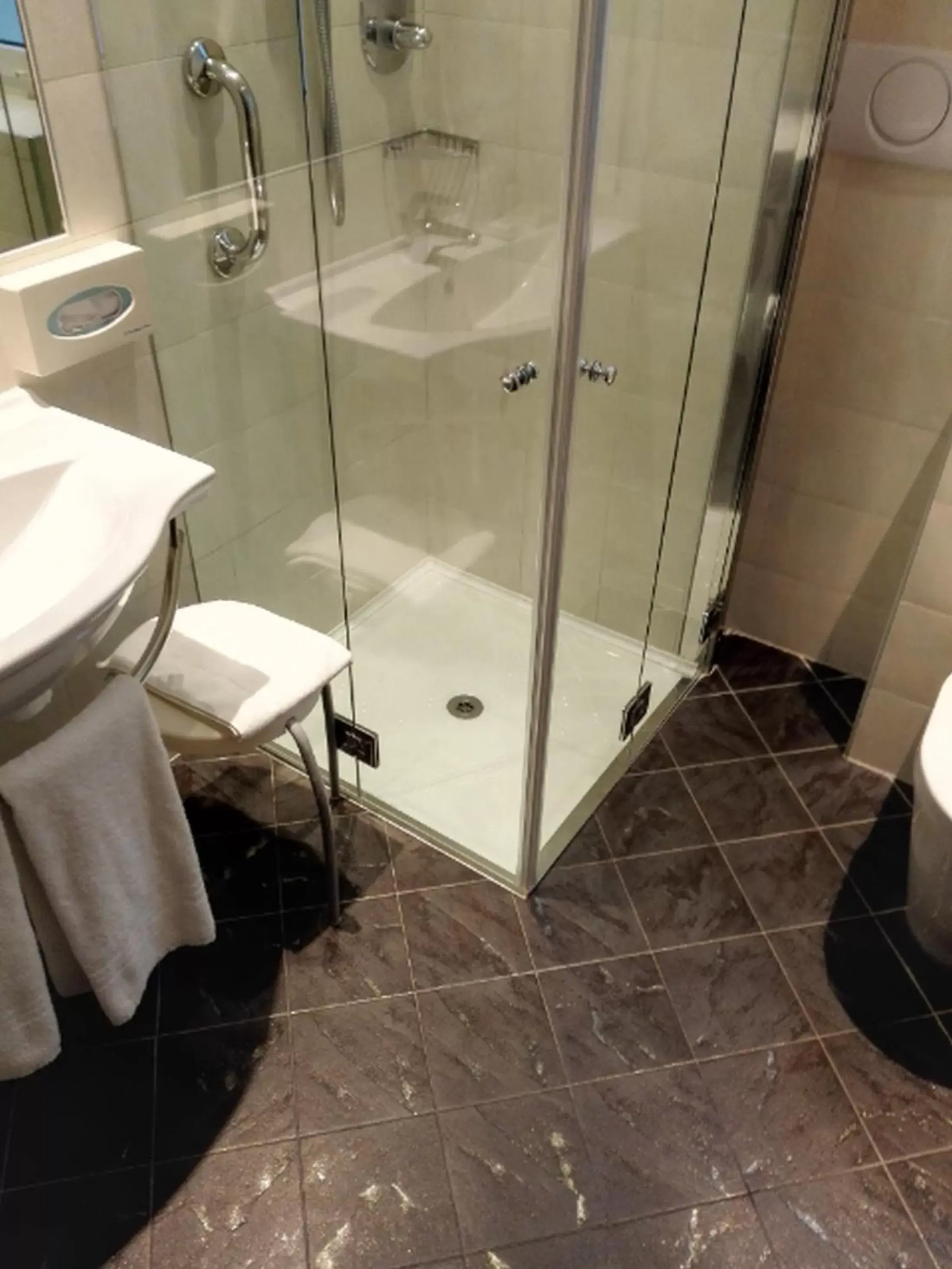 Facility for disabled guests, Bathroom in Card International Hotel