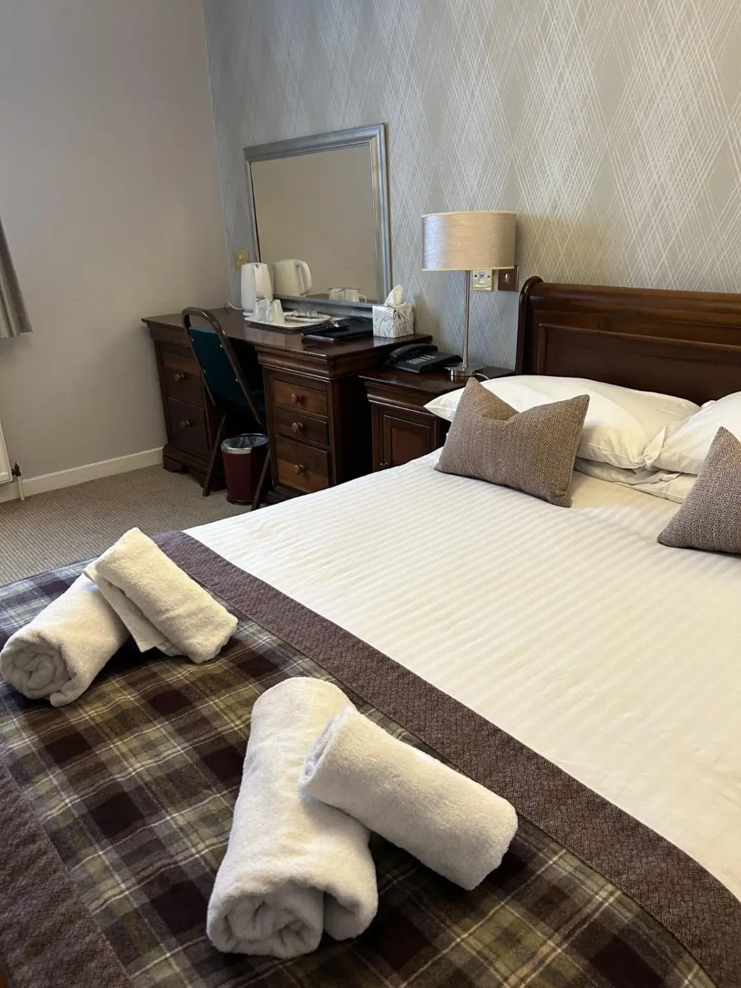 Bed in Beaufort Hotel