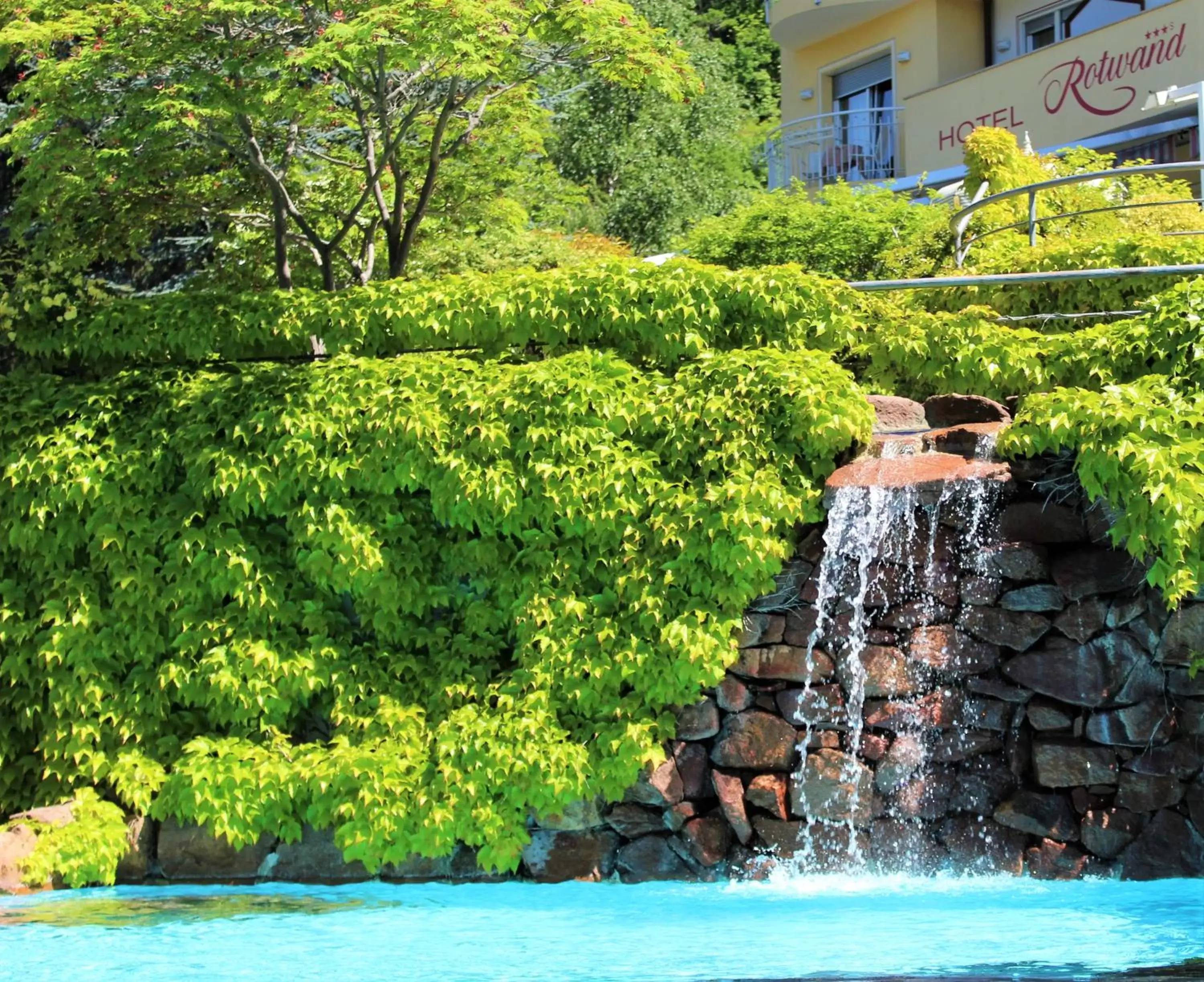 Pool view in Gartenresidence Stephanie by Hotel Rotwand