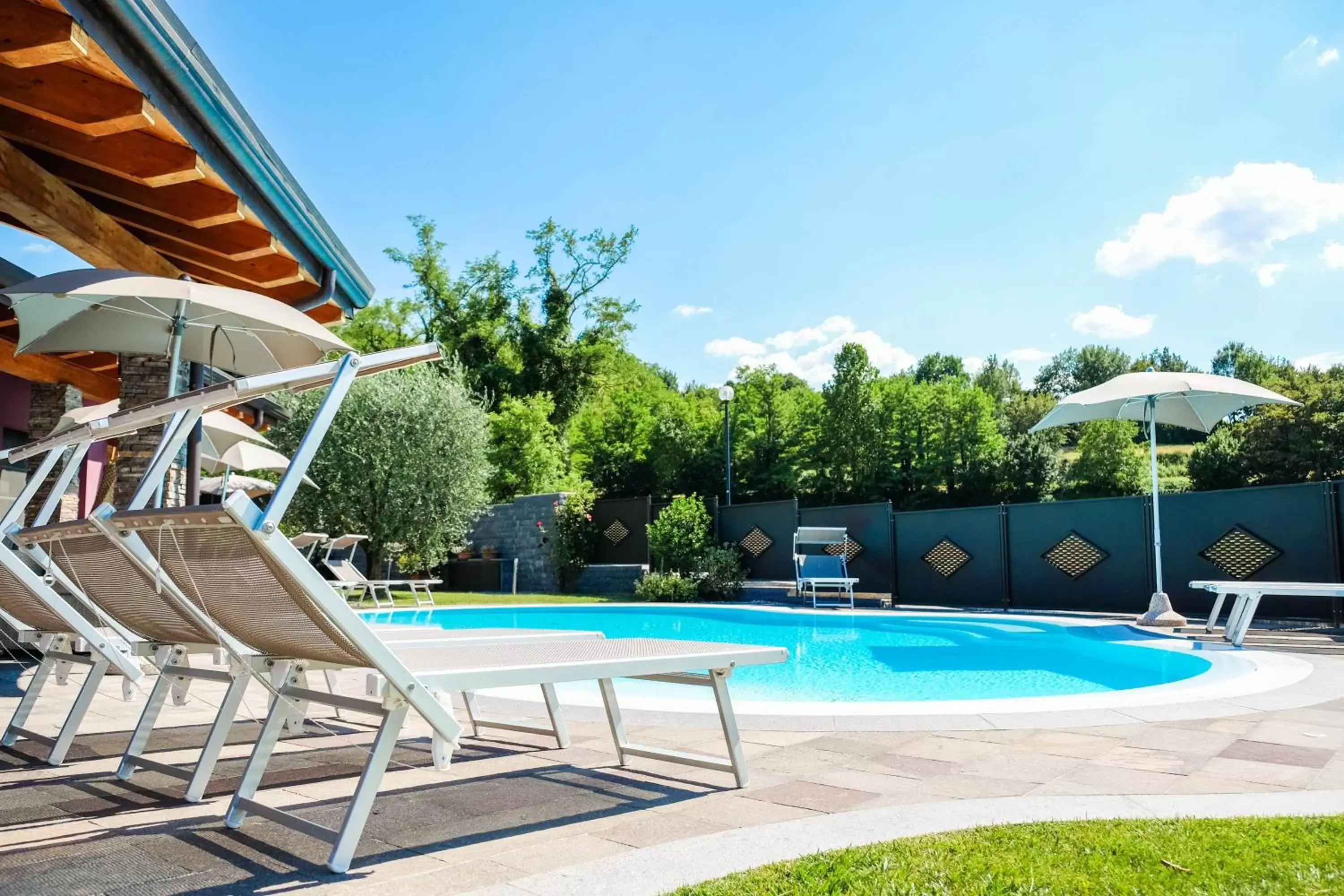 Pool view, Property Building in Sweet Life