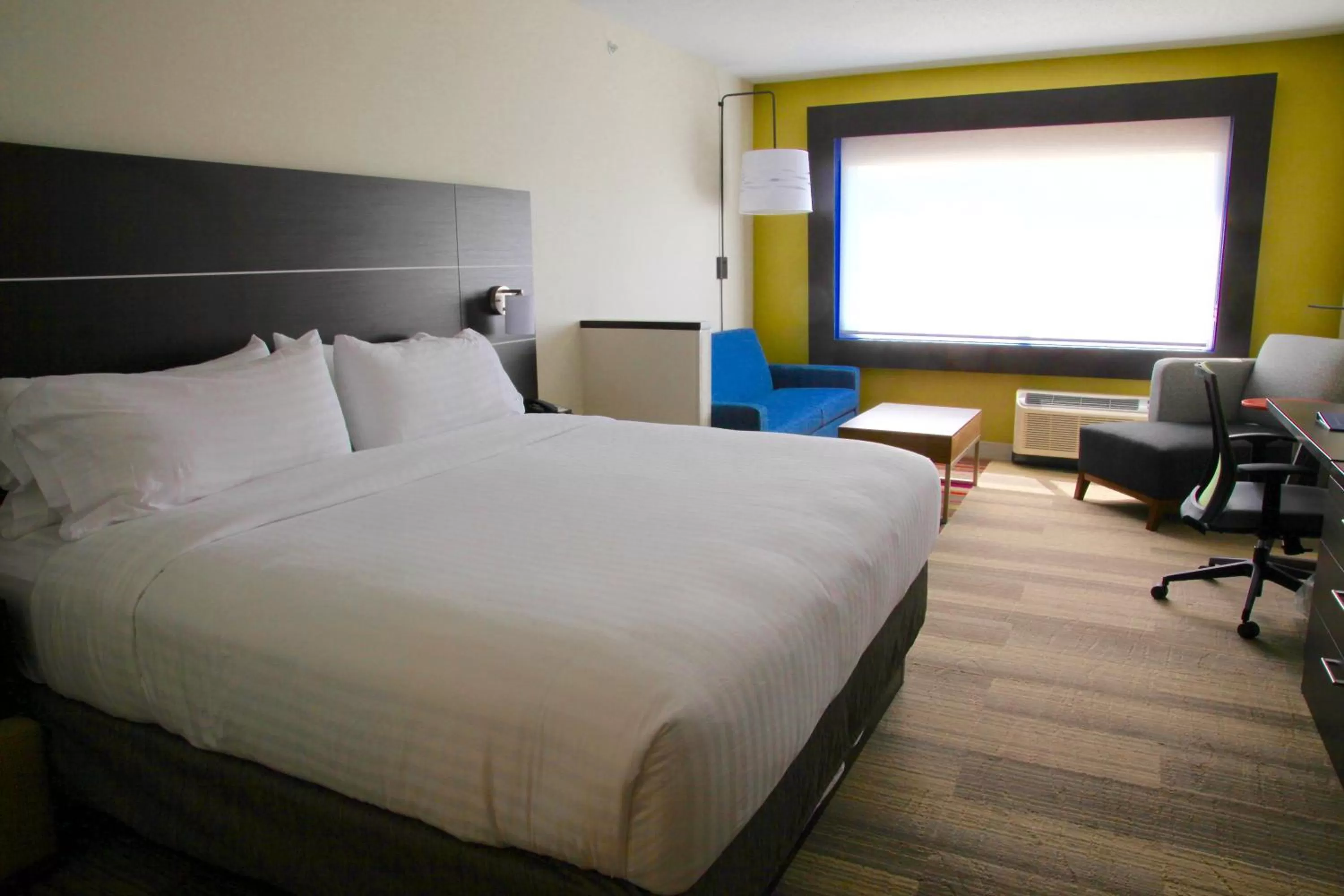 Photo of the whole room, Bed in Holiday Inn Express & Suites Oswego by IHG