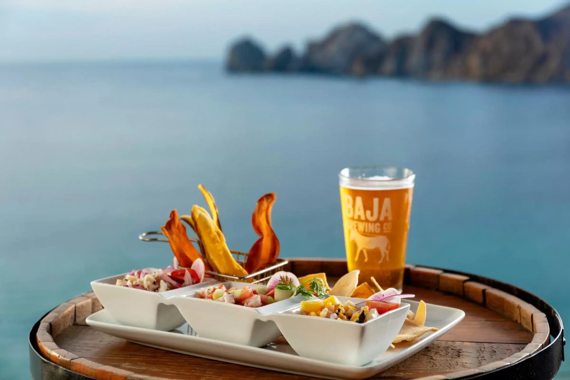 Food and drinks in Corazón Cabo, a Noble House Resort
