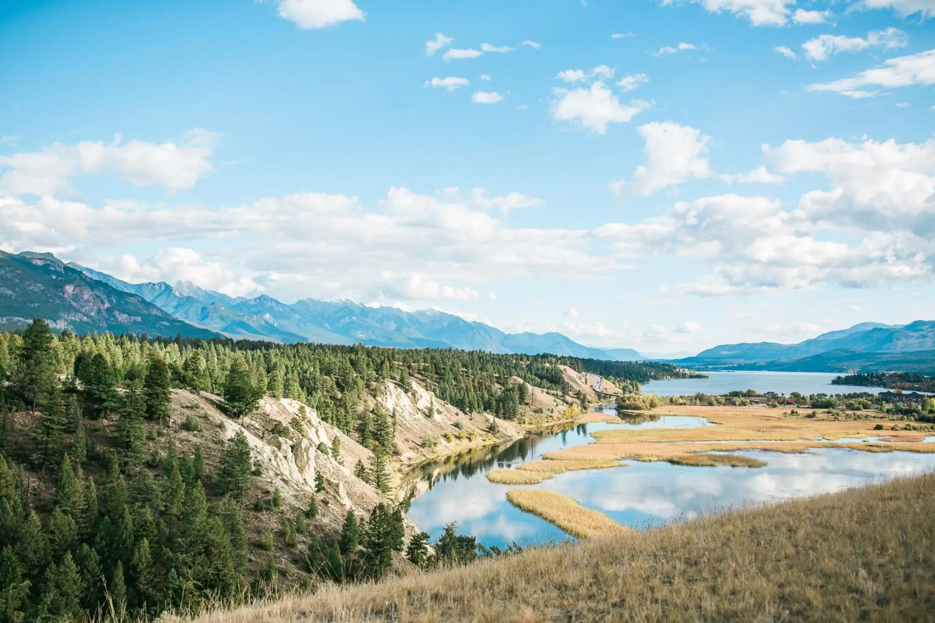 Lake view in Headwaters Lodge at Eagle Ranch Resort