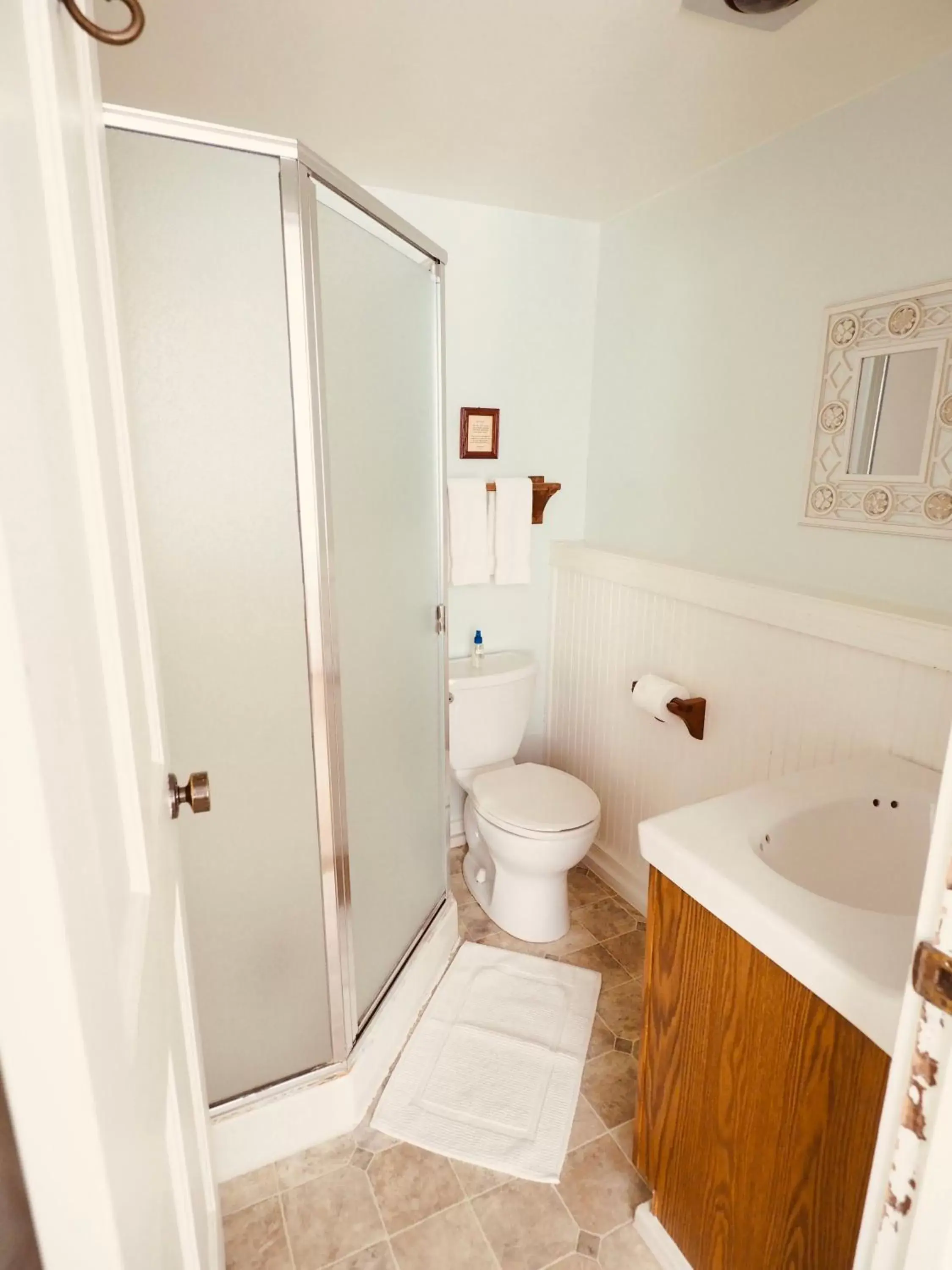 Bathroom in Mine and Farm, The Inn at Guerneville, CA