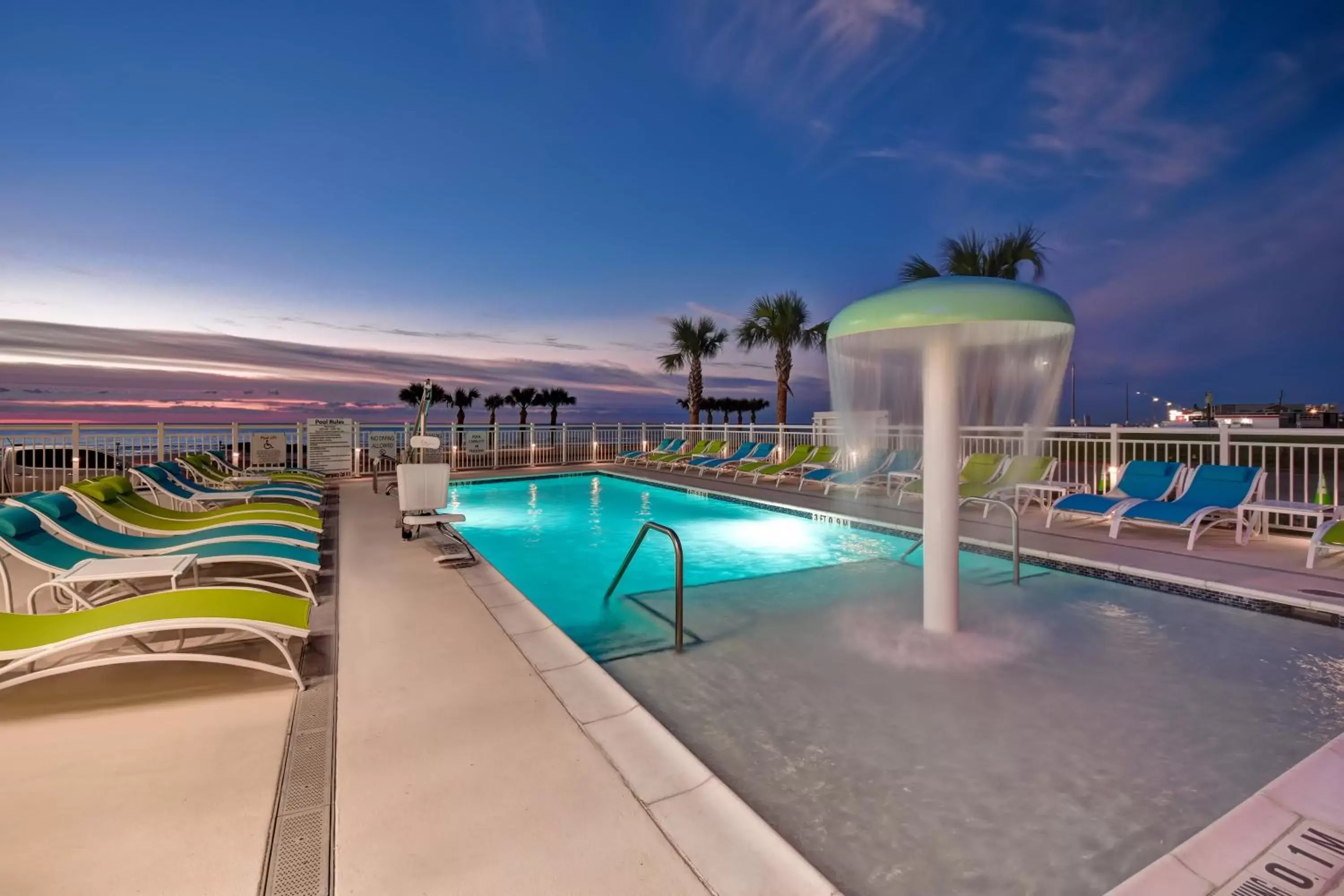 Swimming Pool in Holiday Inn Express & Suites - Galveston Beach, an IHG Hotel