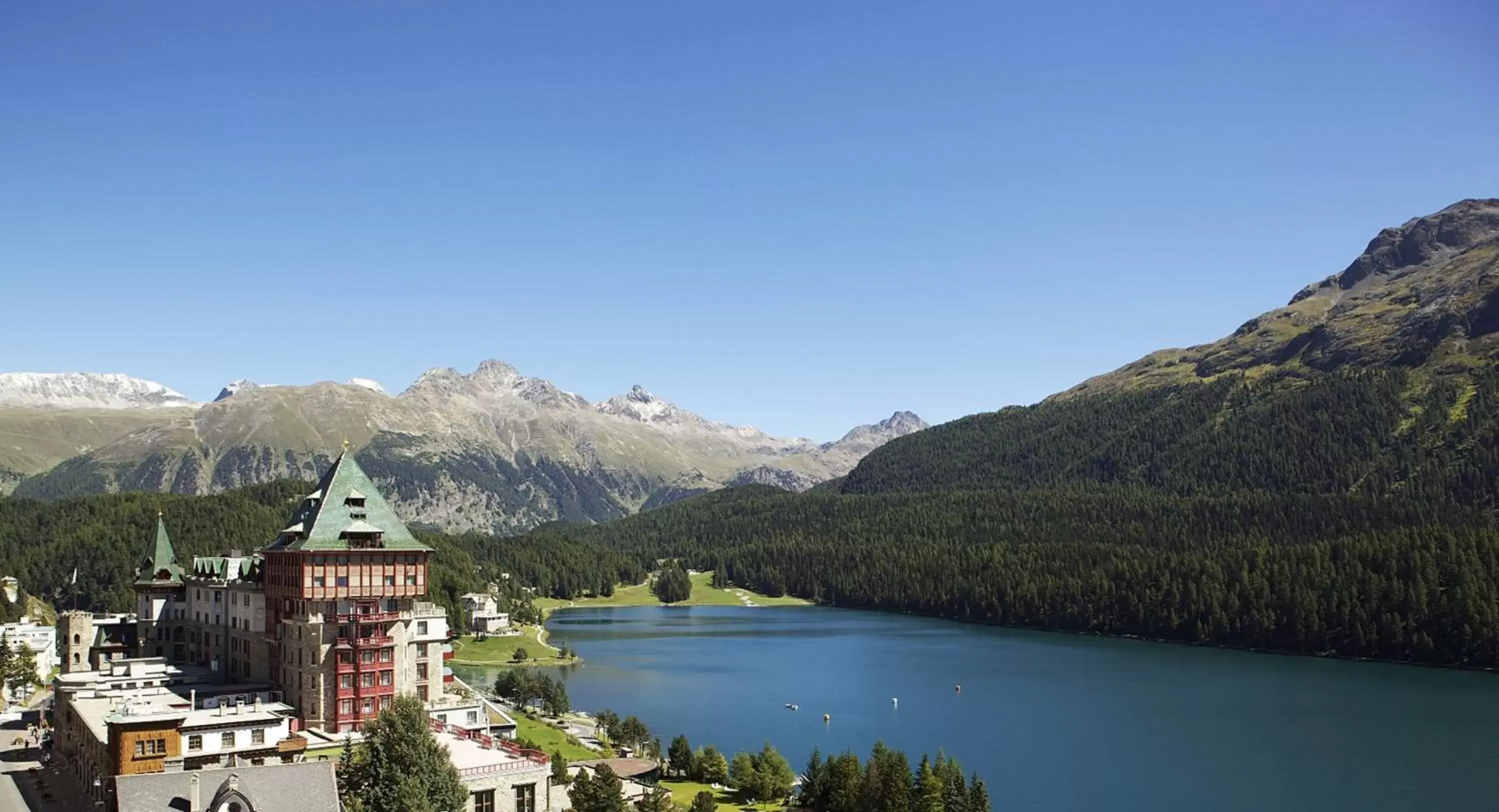 Property building, Mountain View in Badrutt's Palace Hotel St Moritz