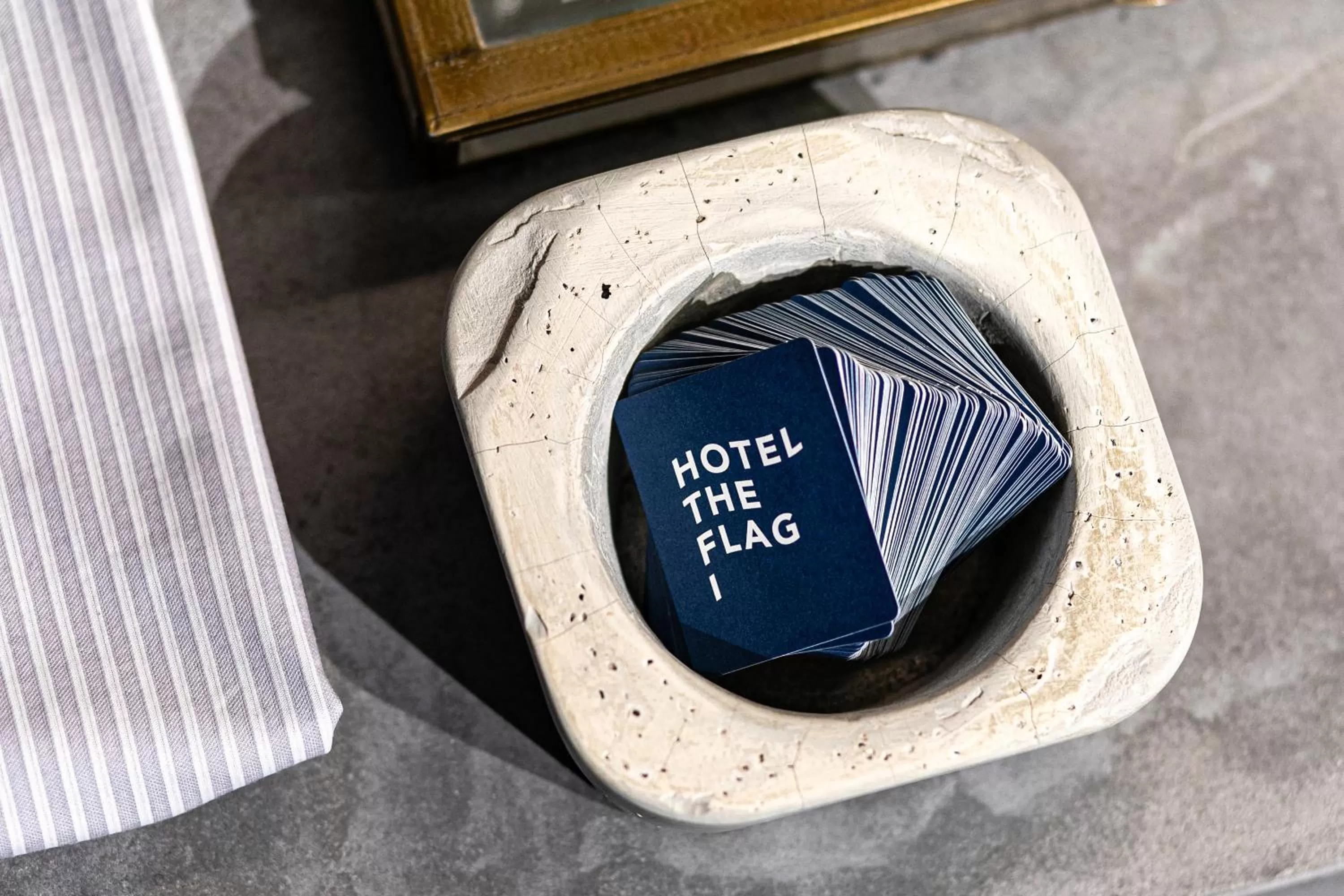 Decorative detail in HOTEL THE FLAG Shinsaibashi