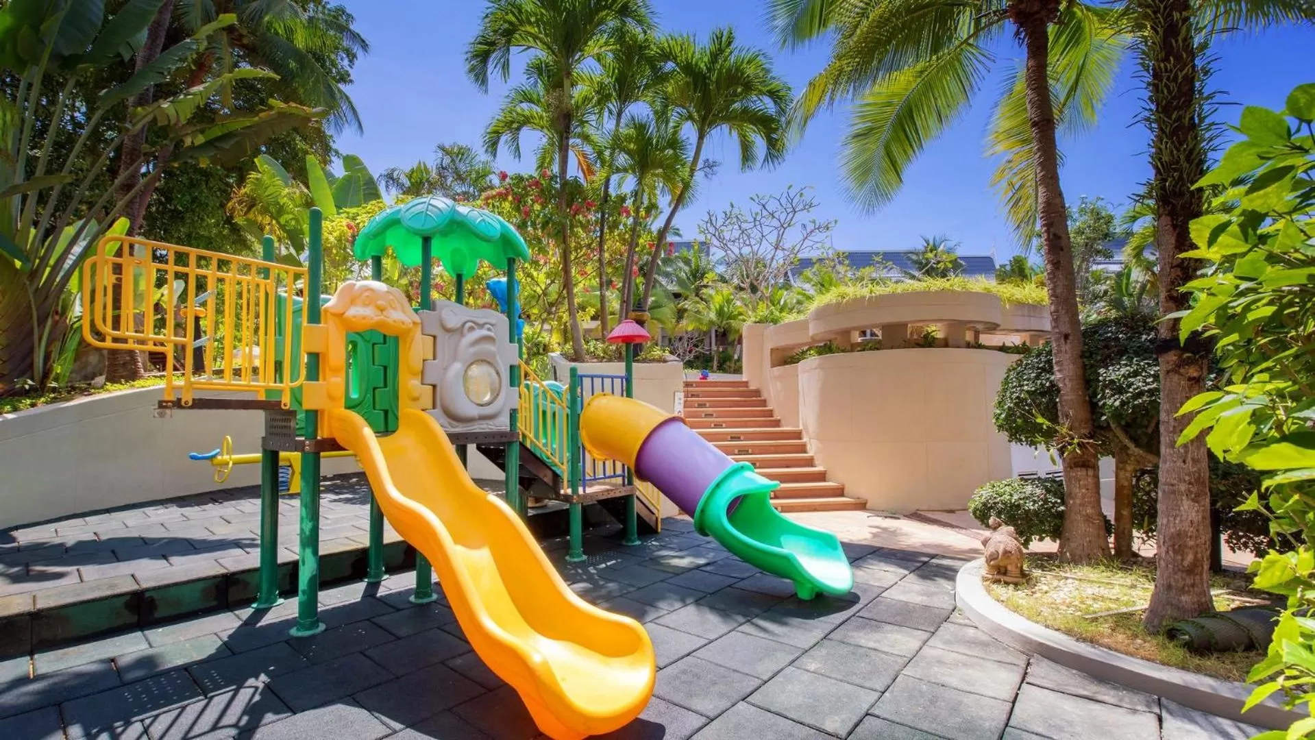 Children play ground in Chada Thai Village