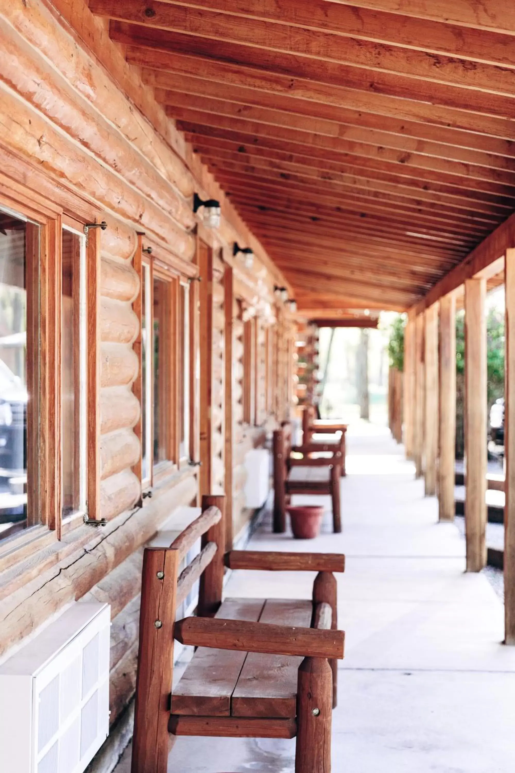 Patio in The Longhorn Ranch Lodge & RV Resort