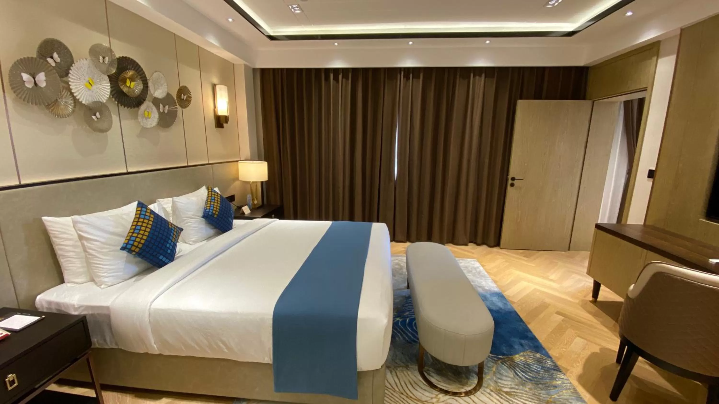 Bed in Ocean Delight Boutique Hotel 海悦精品酒店