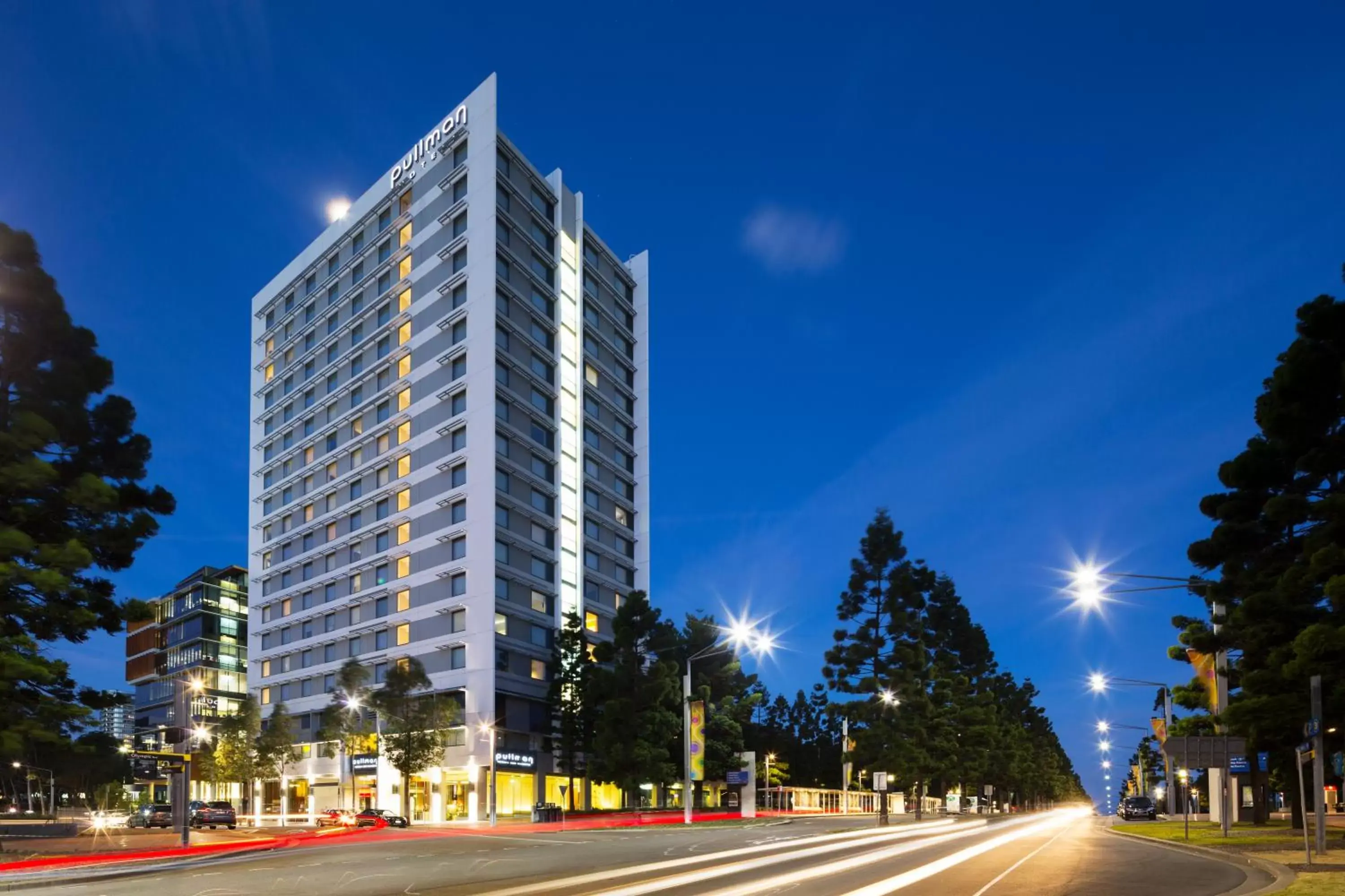 Property building in Pullman at Sydney Olympic Park Hotel