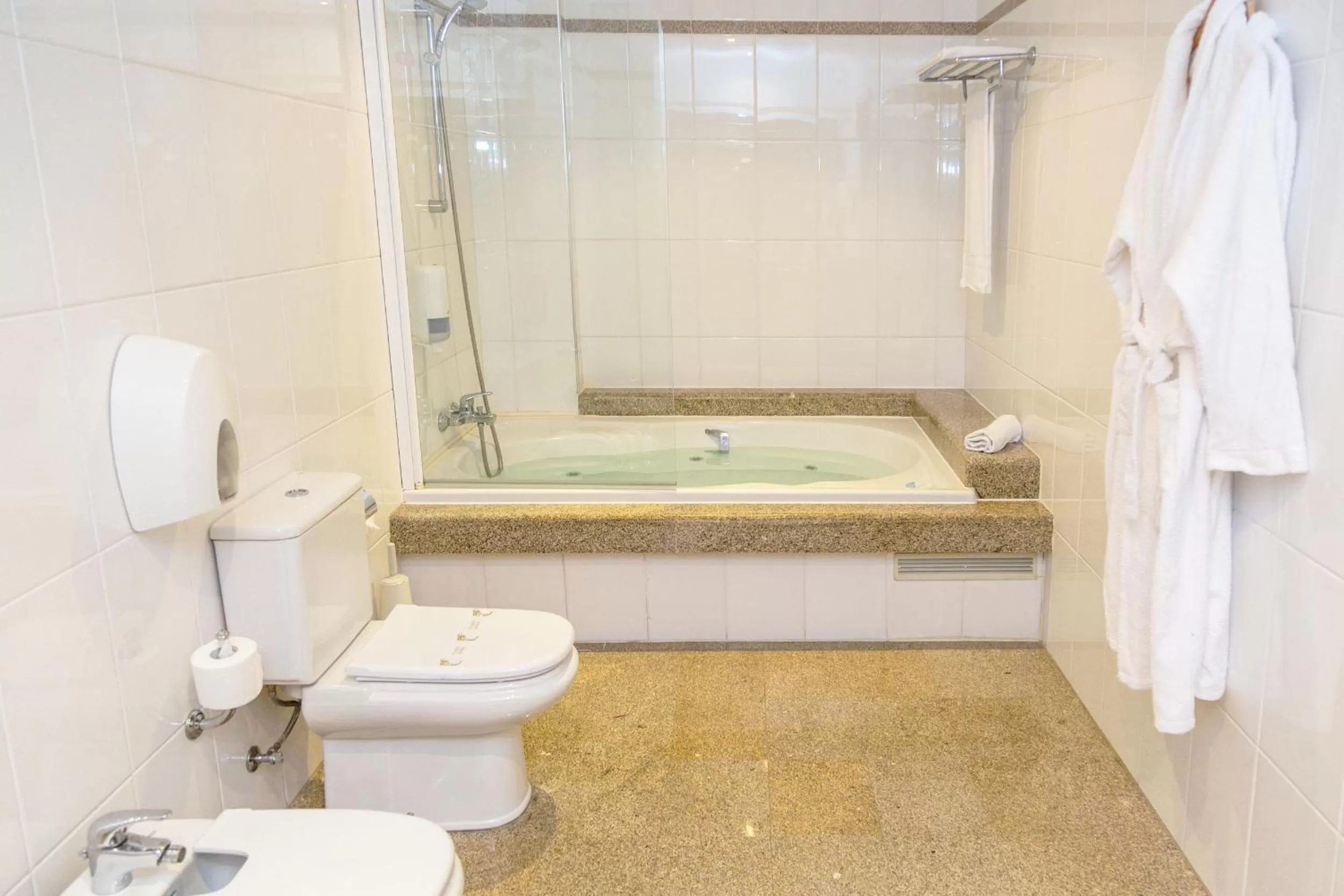 Toilet in Hotel Alfonso I