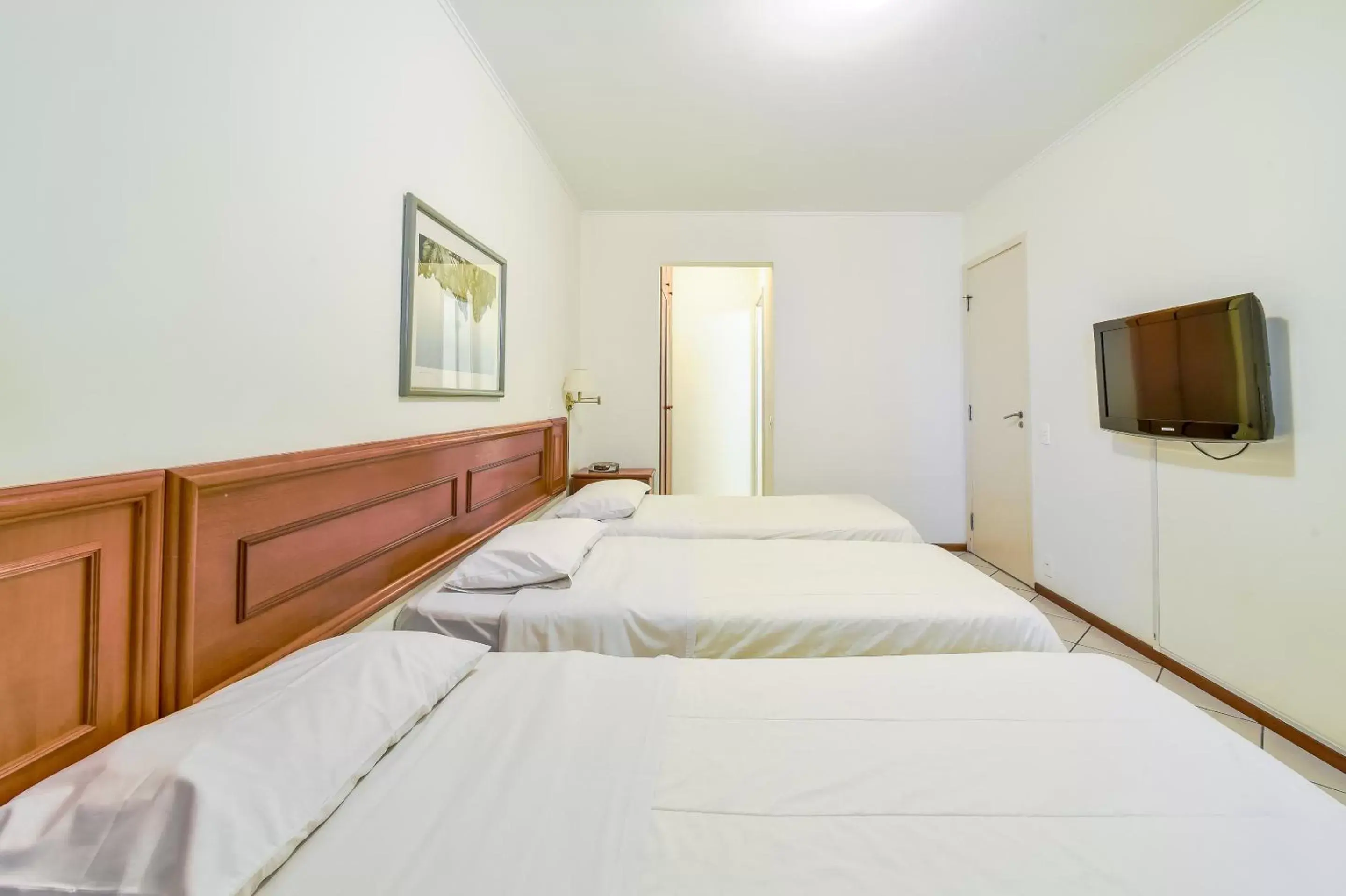 Bedroom, Bed in Capital O Park Tower, Campinas