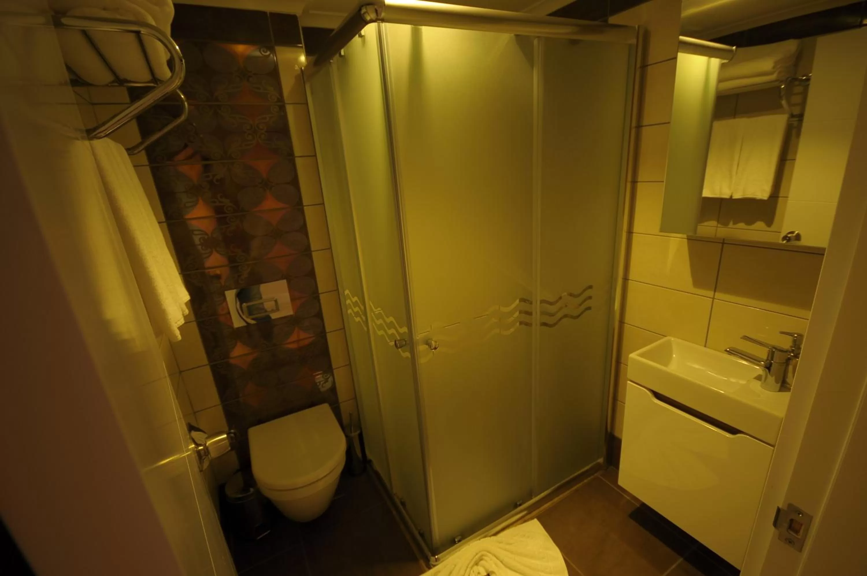 Shower in Aura Boutique Hotel