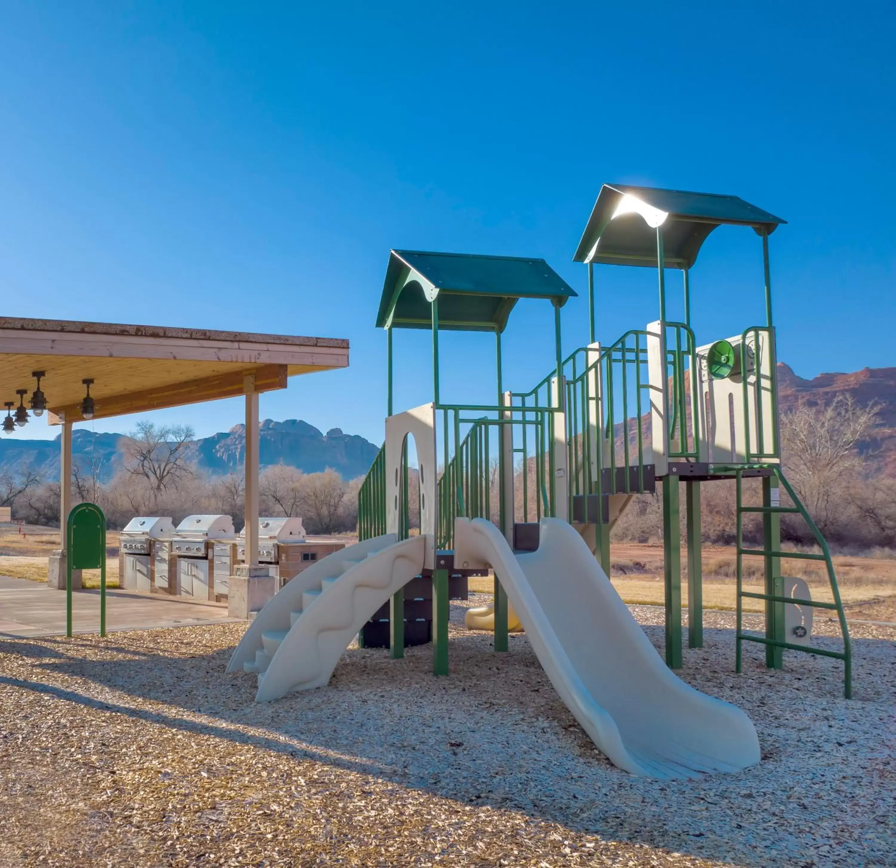 Children play ground in The Moab Resort, WorldMark Associate