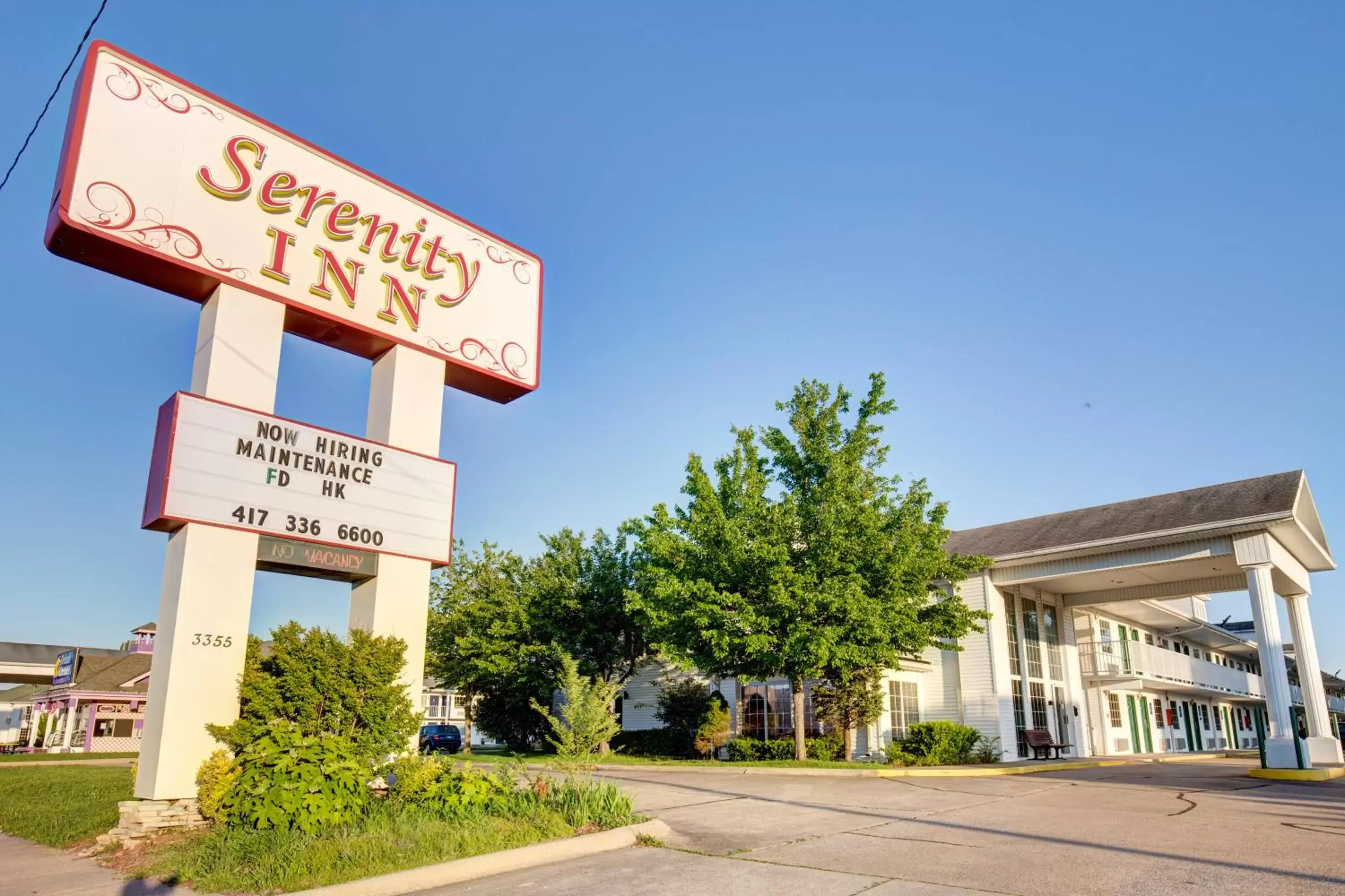 Property Building in Serenity Inn