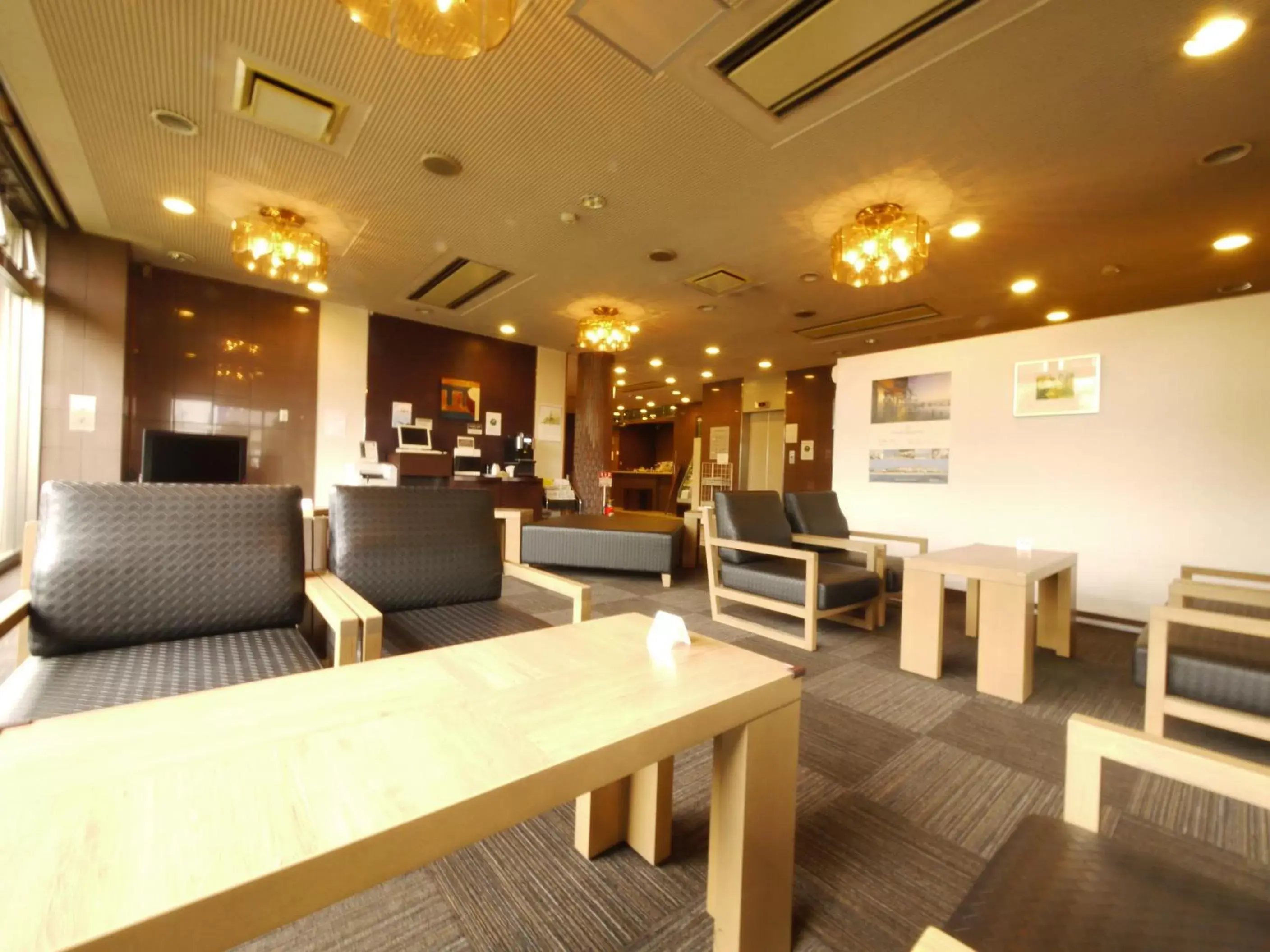 Lobby or reception, Restaurant/Places to Eat in Hotel Route-Inn Ageo