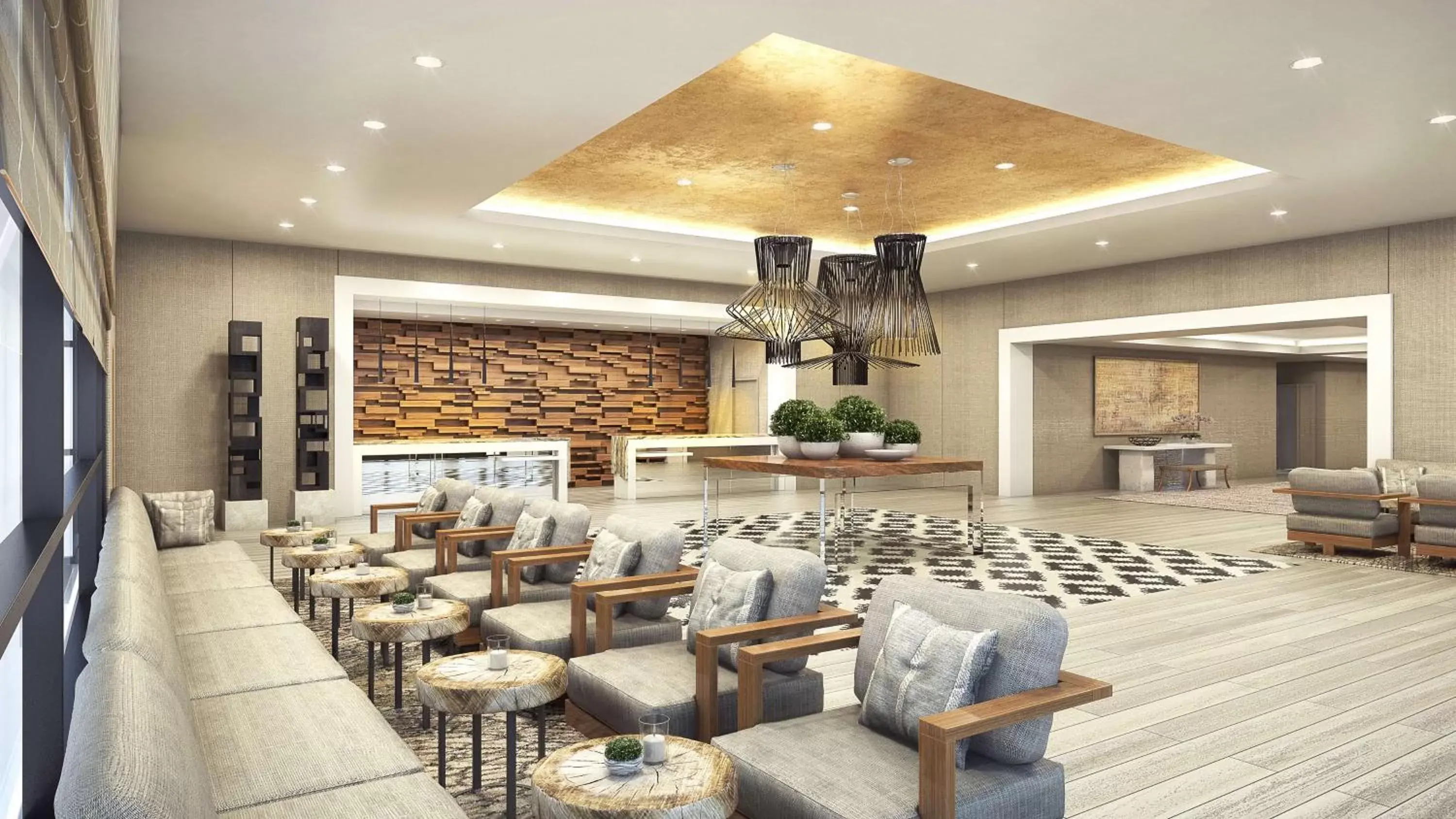 Lobby or reception in DoubleTree by Hilton Golf Resort Palm Springs