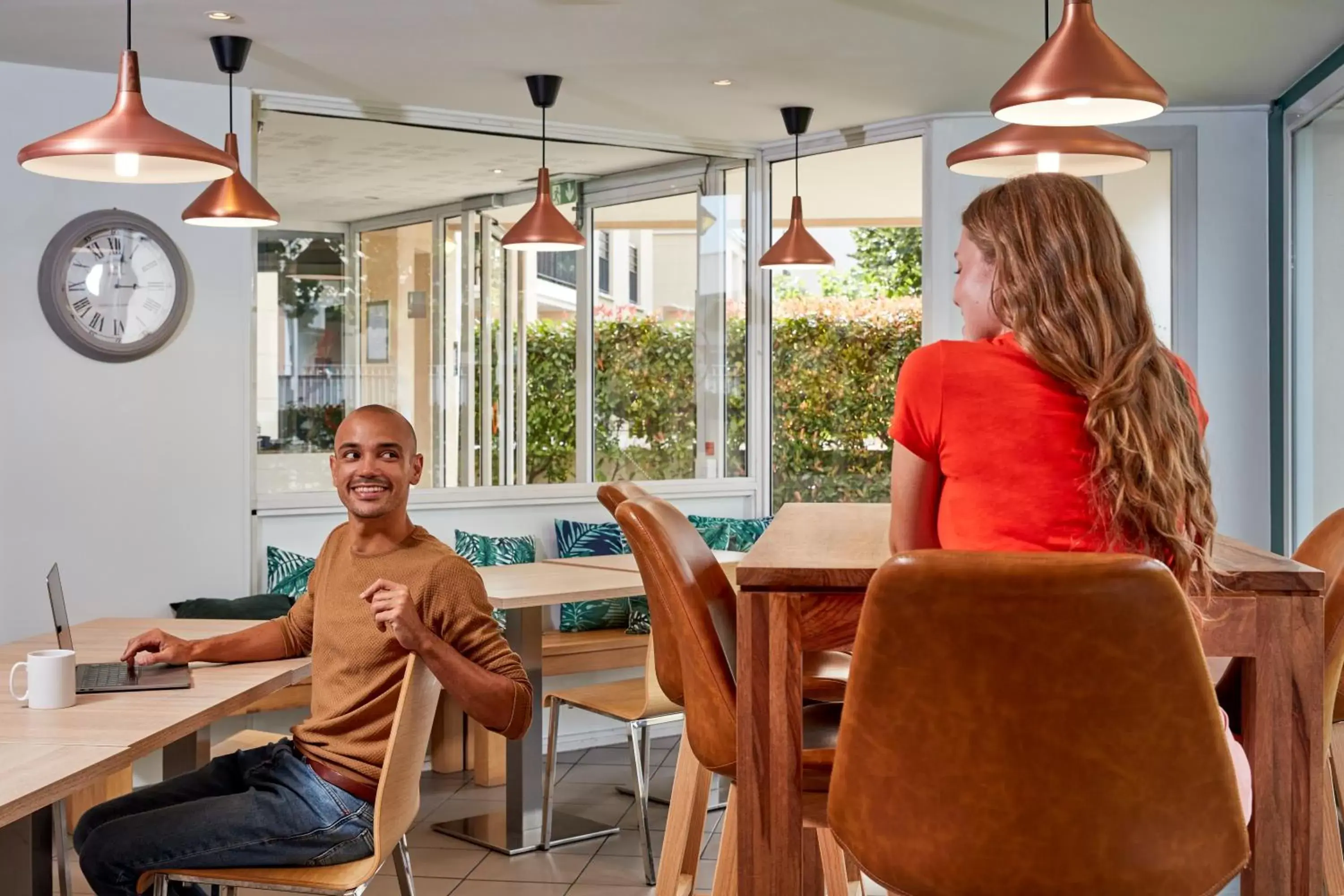 Lobby or reception in Aparthotel Adagio Access Carrières Sous Poissy Lobby or reception in Aparthotel Adagio Access Carrières Sous Poissy
