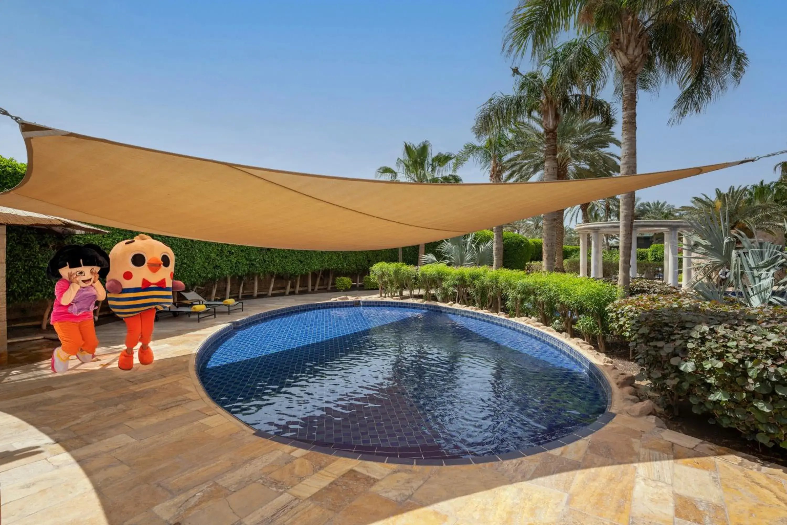 Children play ground, Swimming Pool in Movenpick Resort & Residences Aqaba